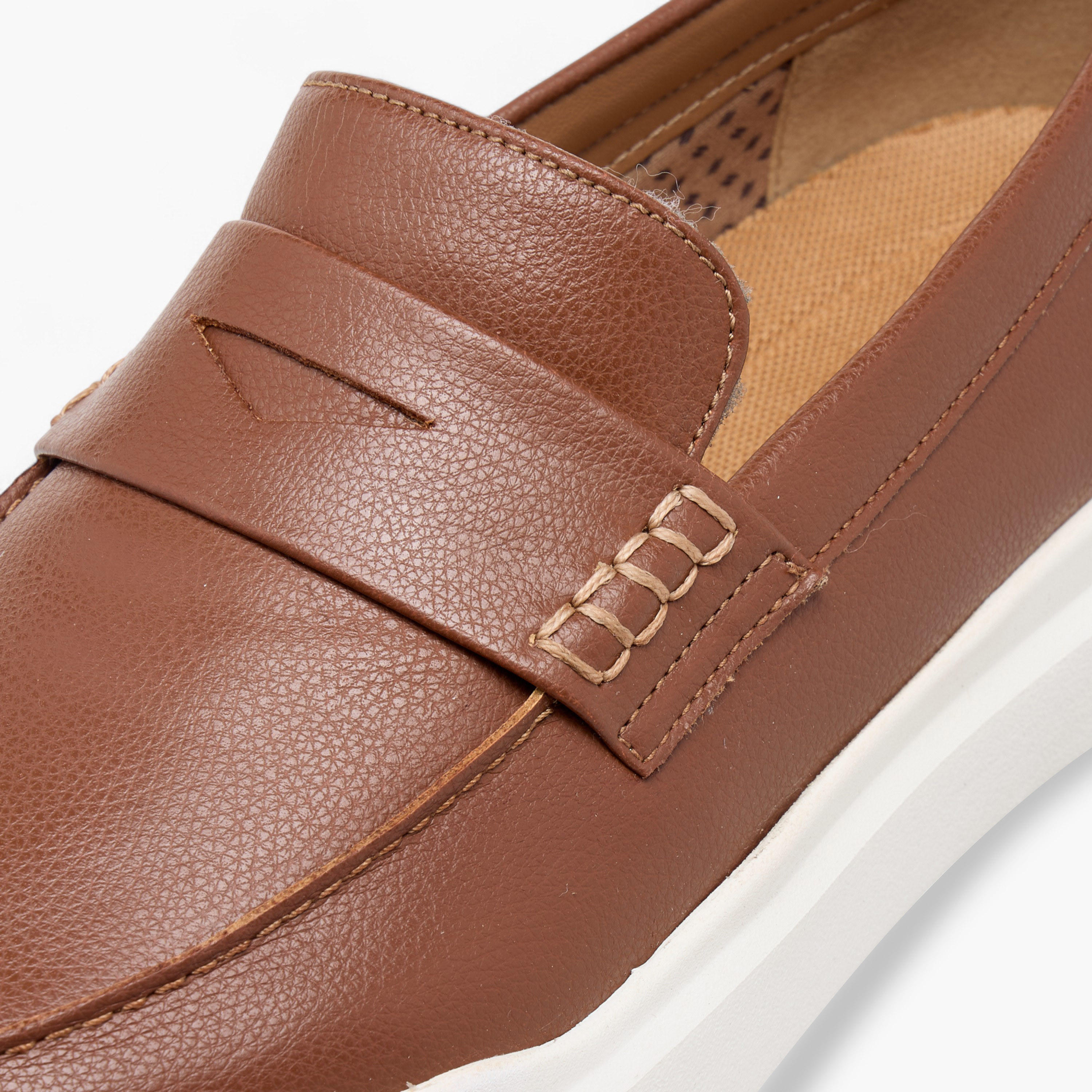 Lee Cooper Men's Textured Slip-On Loafers-men-shoes-loafersandmoccasins-image-4