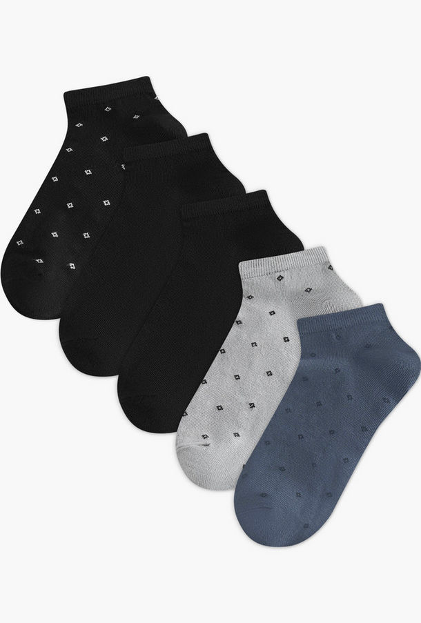 Duchini Men Socks Ankle Length - Set of 5-men-socks-image-1