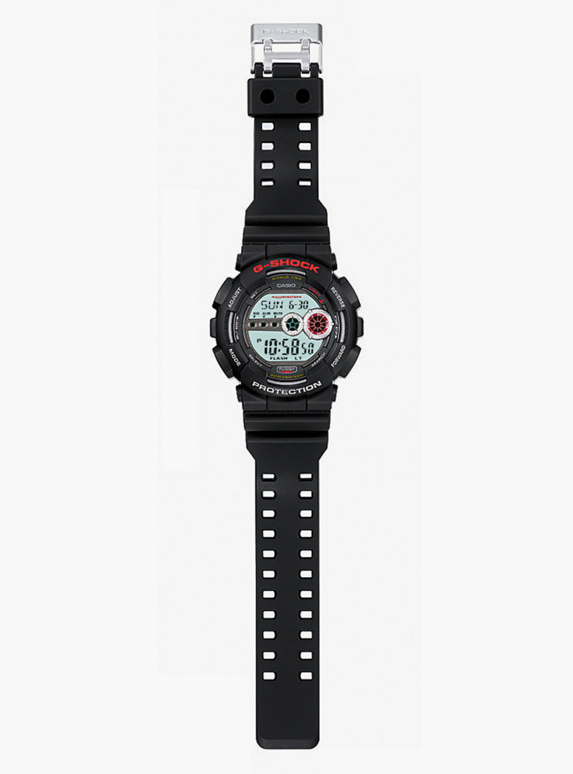 Casio G-Shock Men's Black Digital Resin Strap Watch - GD-100-1ADR-men-watchesandjewellery-watches-image-2