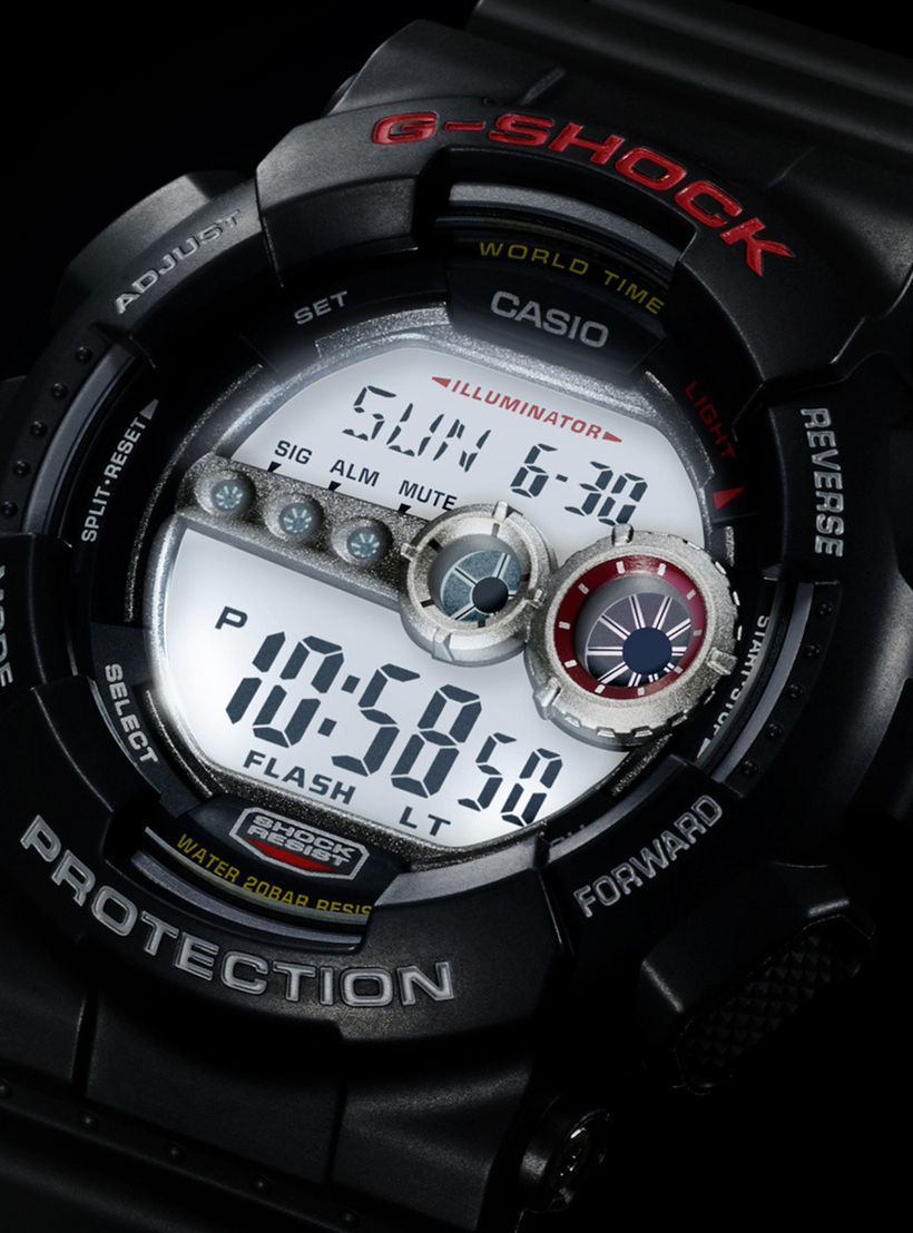 Casio G-Shock Men's Black Digital Resin Strap Watch - GD-100-1ADR-men-watchesandjewellery-watches-image-3