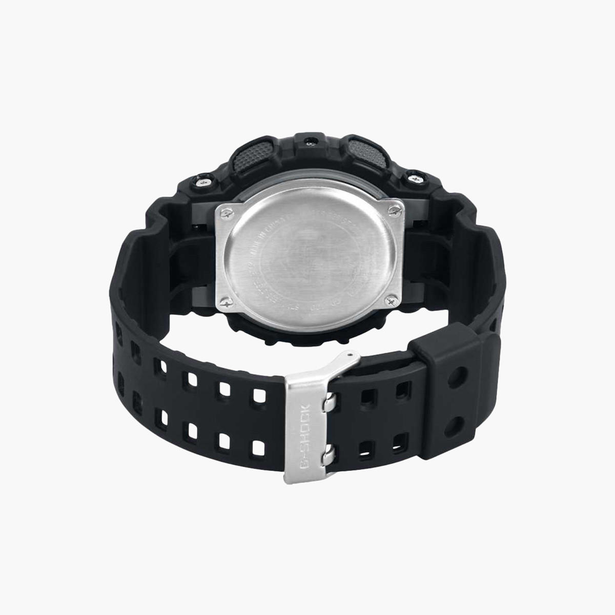 ساعة يد ديجيتال سوداء بسوار من الراتينج للرجال جي شوك من كاسيو GD-100-1ADR-men-watchesandjewellery-watches-image-5