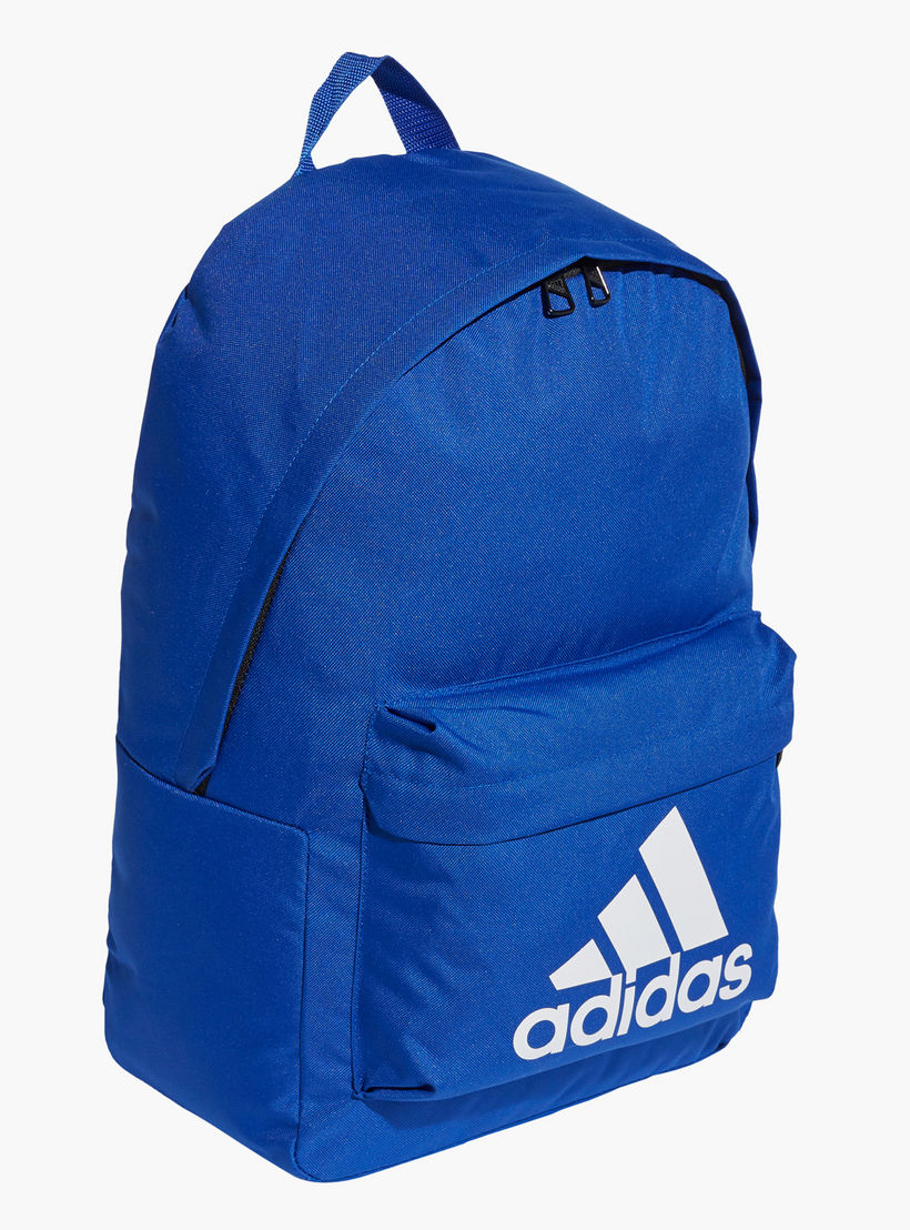 Adidas Logo Printed Backpack - CLASSIC BACKPACK-women-bagsandwallets-backpacks-image-2