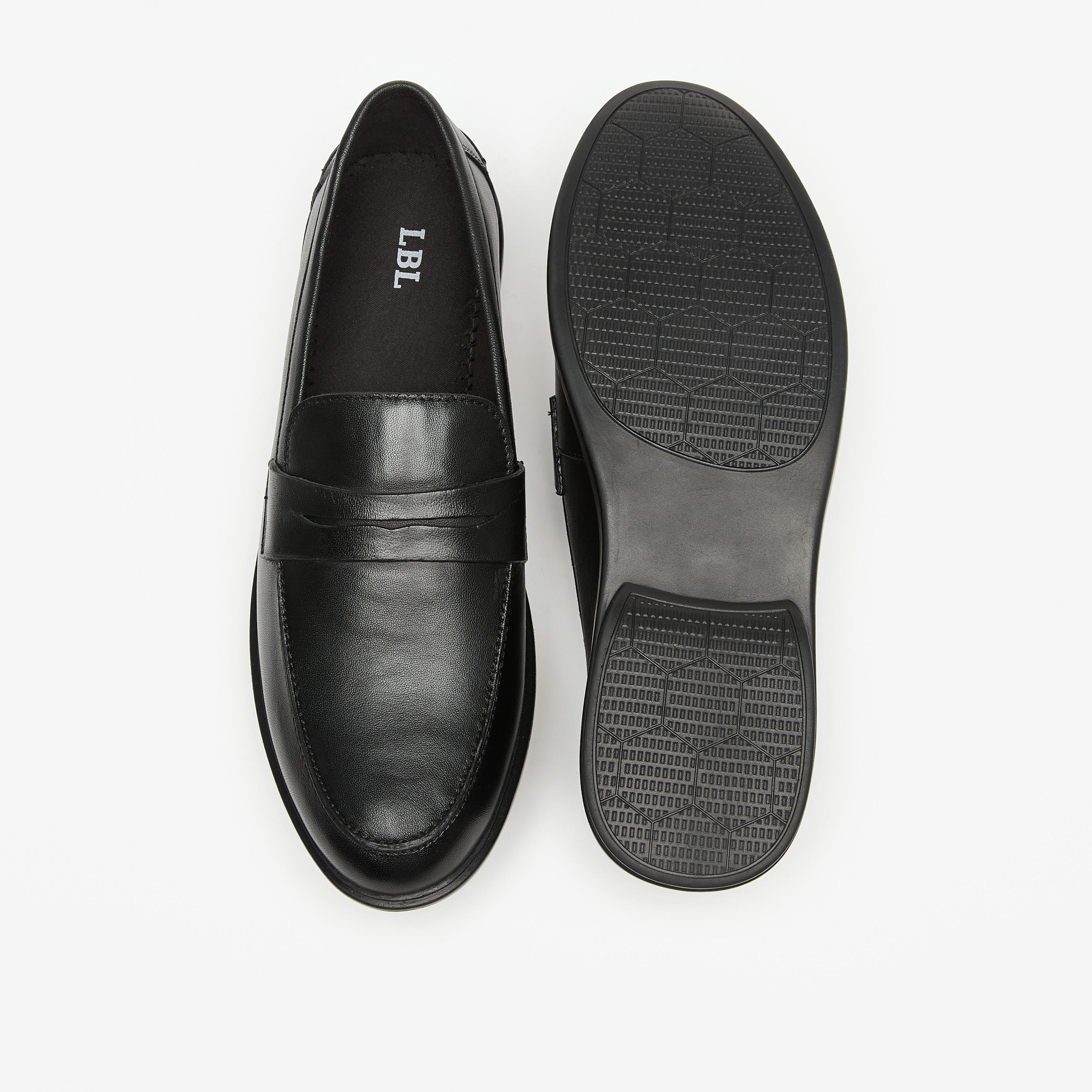 LBL by Shoexpress Solid Slip-On Loafers-men-shoes-formalshoes-image-4