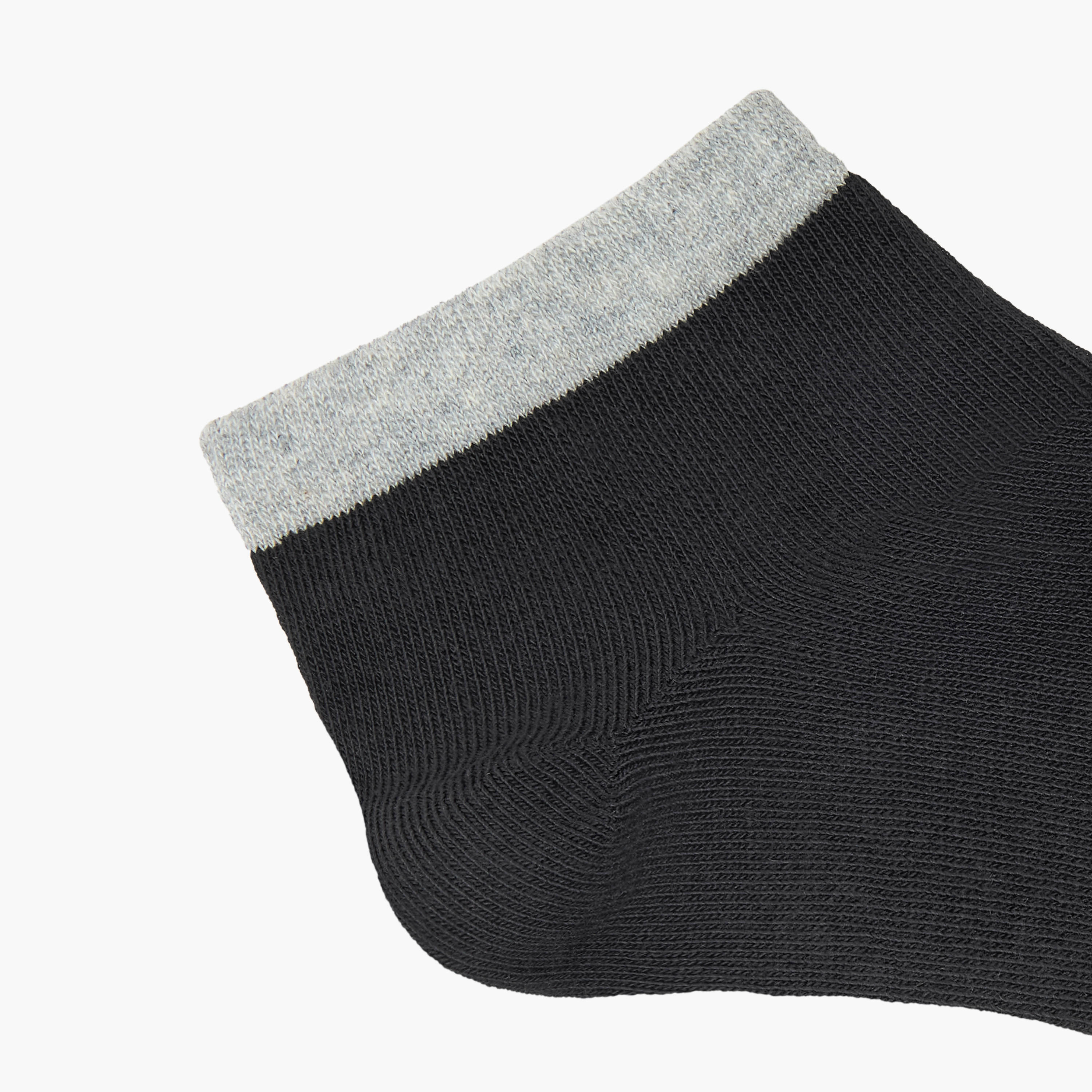 طقم جوارب طول الكاحل 5 أزواج سادة من لي كوبر-men-socks-image-5