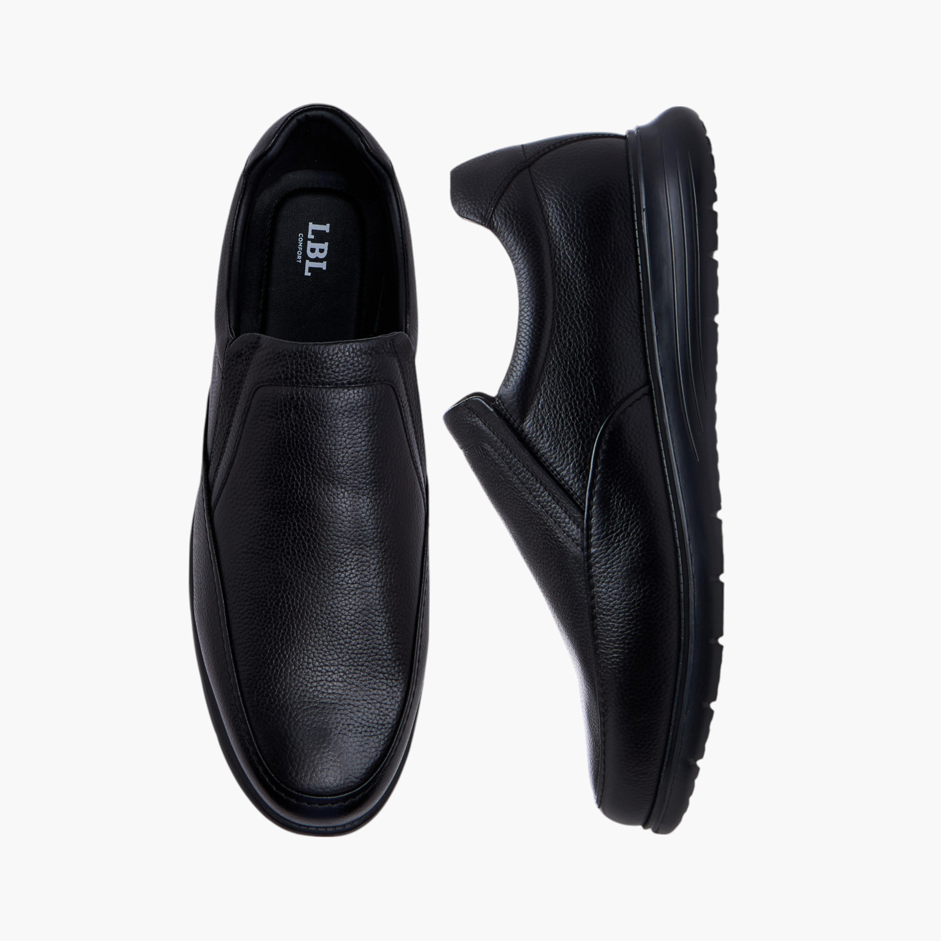 LBL by Shoexpress Solid Slip-On Loafers-men-shoes-loafersandmoccasins-image-1