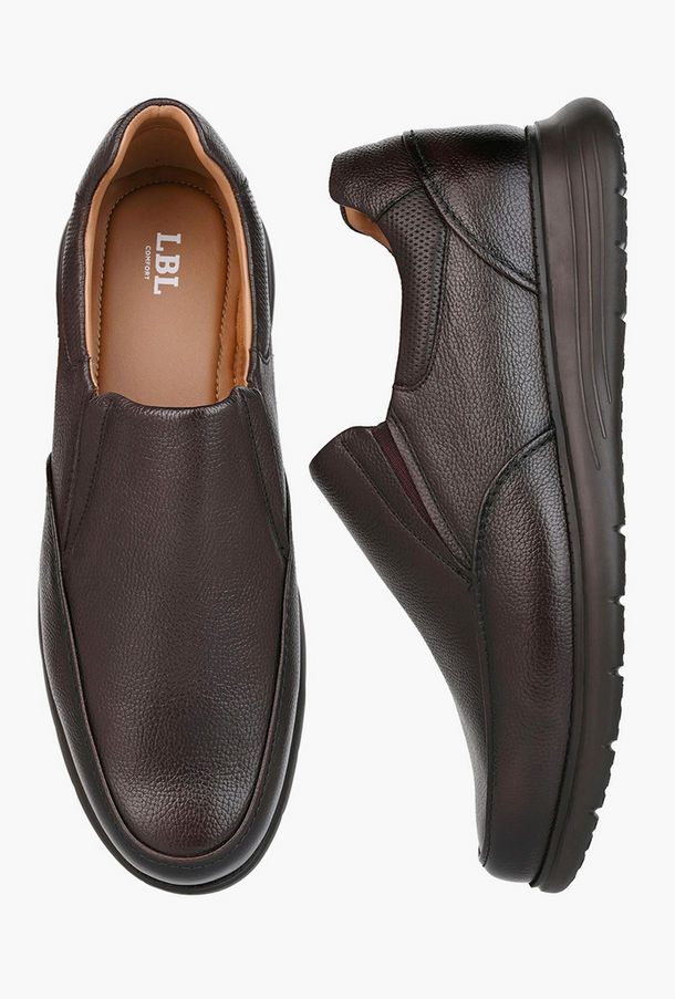 حذاء خفيف جلد سهل الارتداء للرجال من إل بي إل من شو إكسبريس-men-shoes-image-1