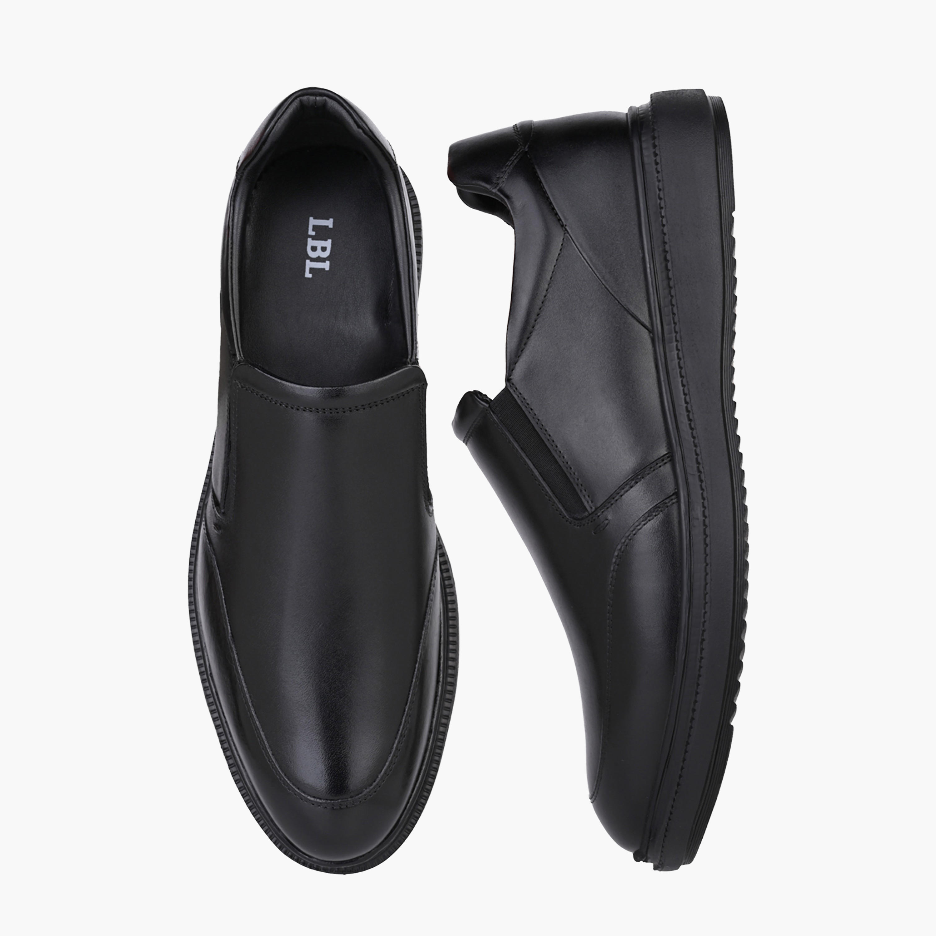 حذاء جلد سهل الارتداء للرجال من أل بي أل من شو إكسبريس-men-shoes-formalshoes-image-1