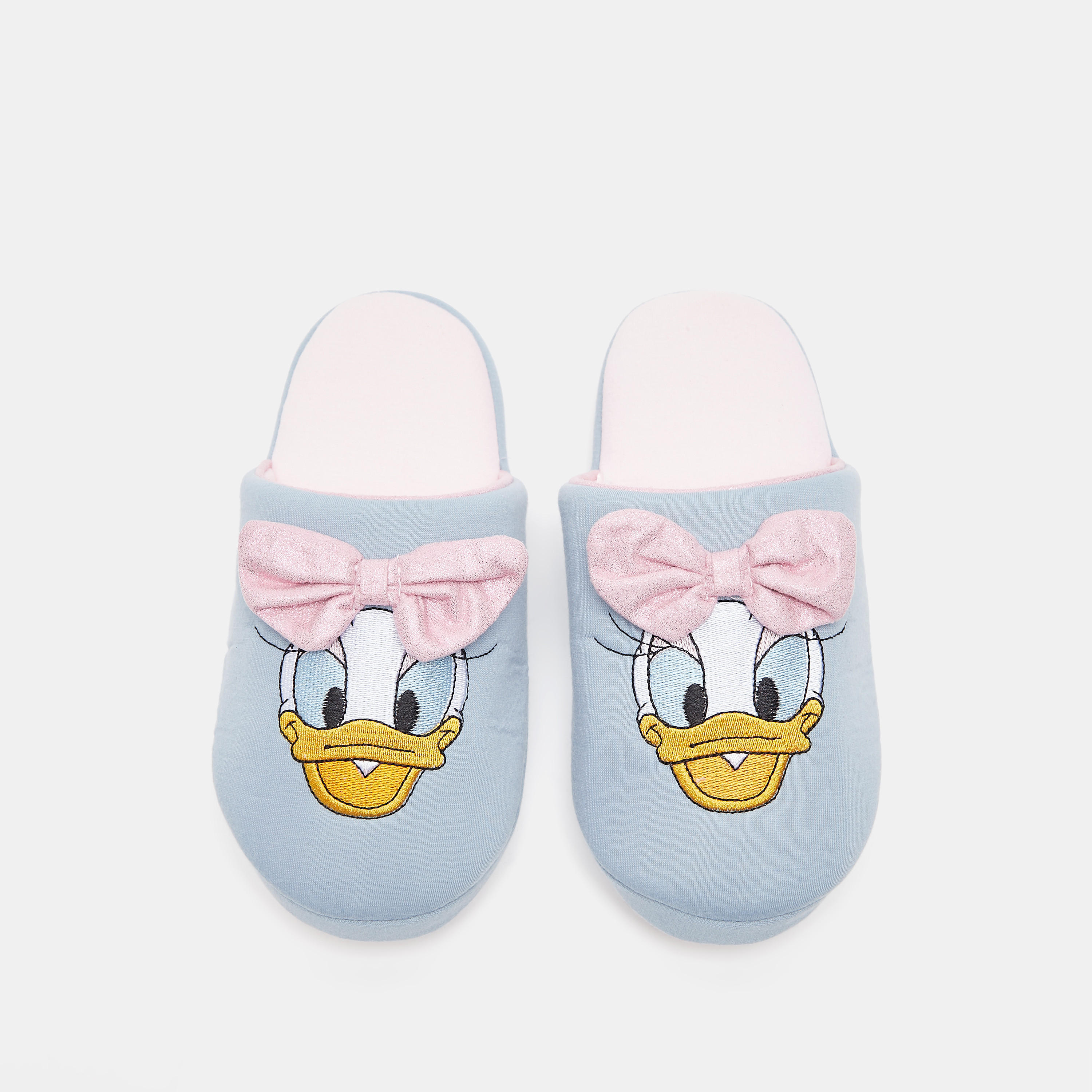 Disney Daisy Duck Closed Toe Slip-On Bedroom Slippers-girls-shoes-flipflopsandslides-image-1