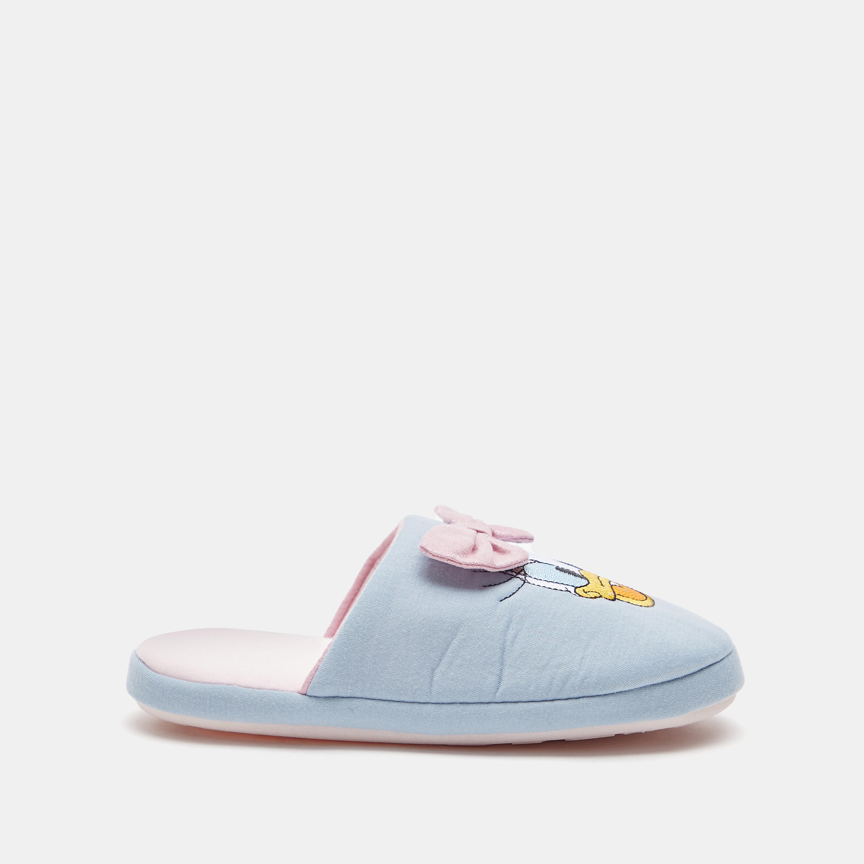 Disney Daisy Duck Closed Toe Slip-On Bedroom Slippers-girls-shoes-flipflopsandslides-image-2