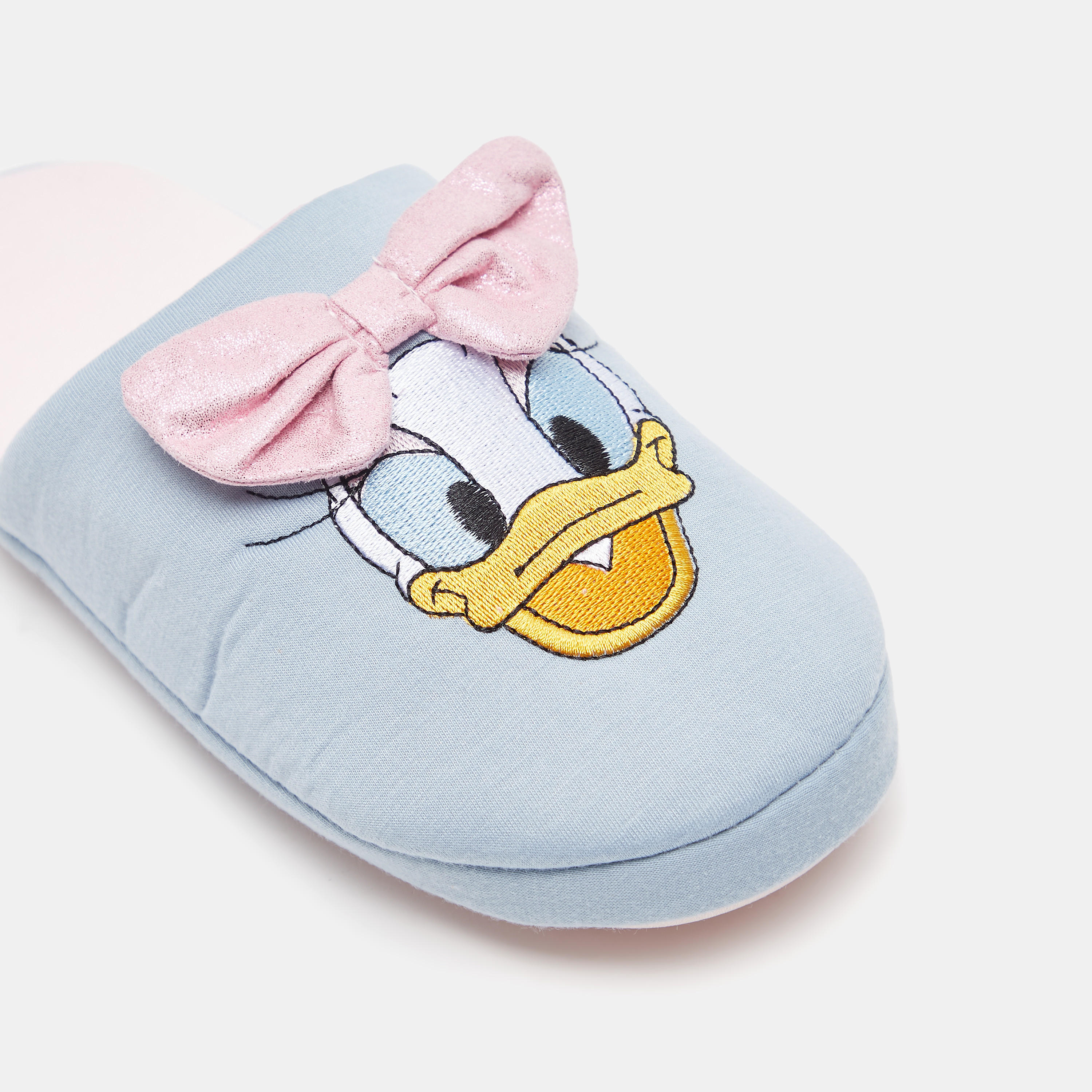 Disney Daisy Duck Closed Toe Slip-On Bedroom Slippers-girls-shoes-flipflopsandslides-image-4