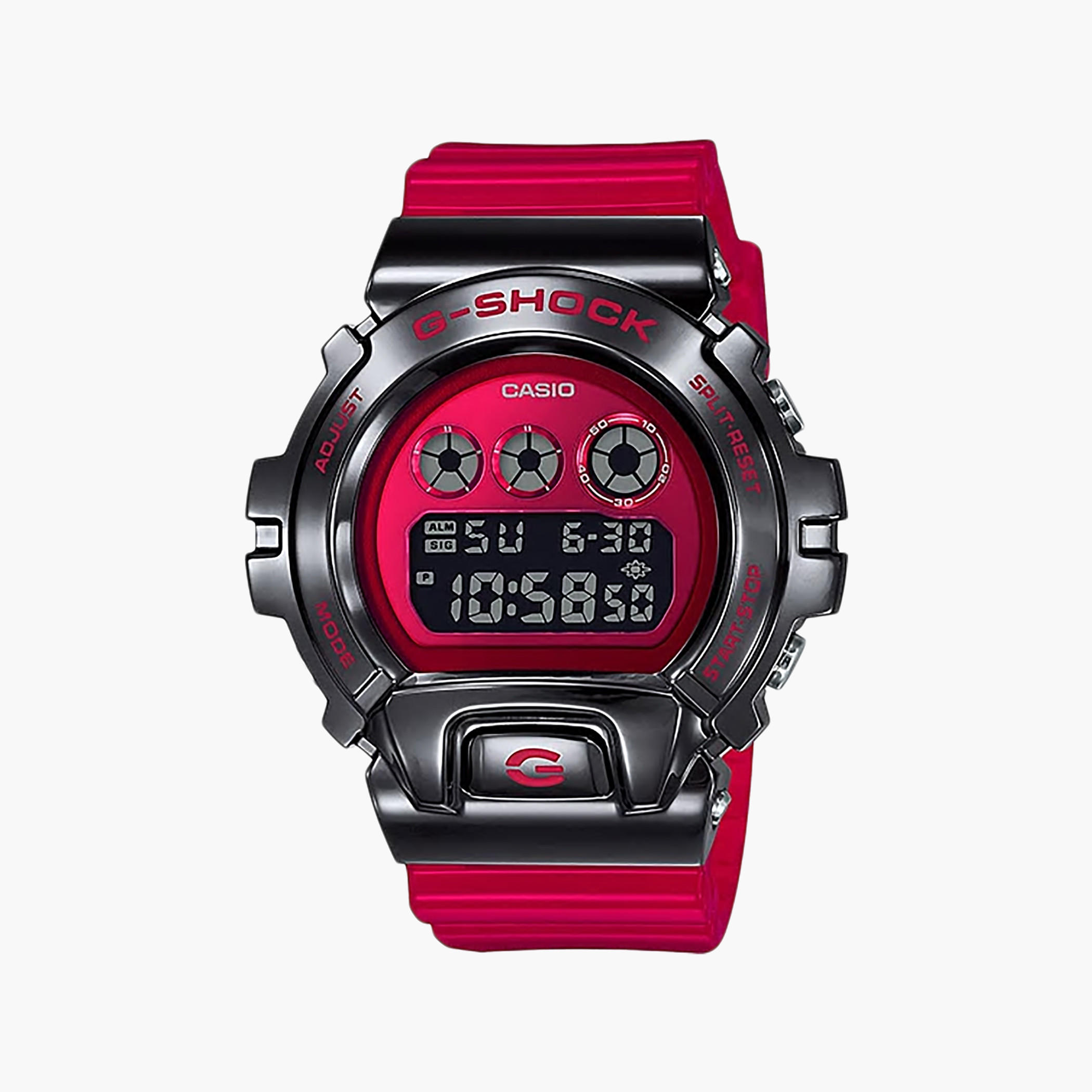 G -Shock Men's Pink Digital Resin Strap Watch -GM-6900B-4DR-men-watchesandjewellery-watches-image-1