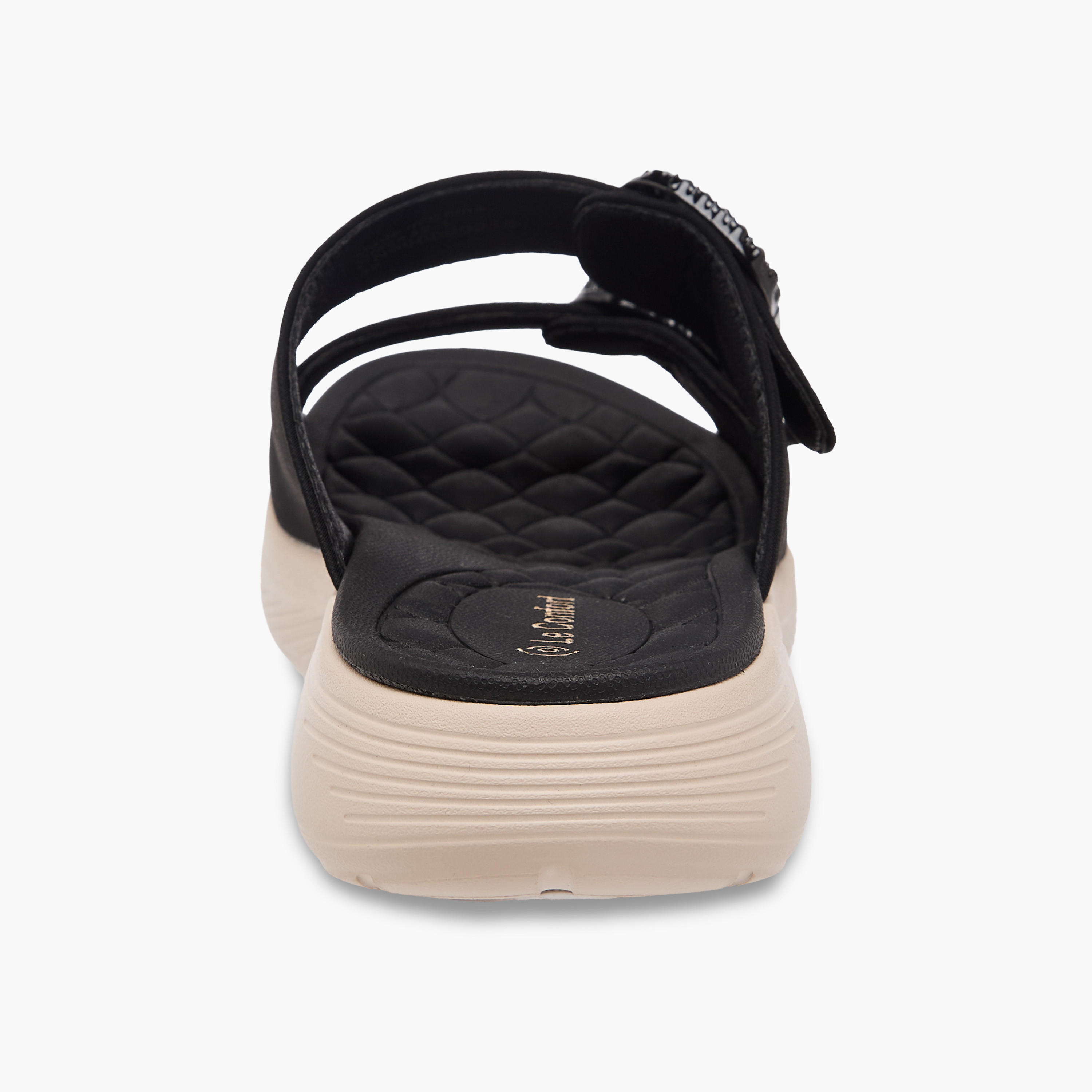 Le Confort Women Embellished Buckle Detail Comfort Slides-women-shoes-sandals-heeled-image-5
