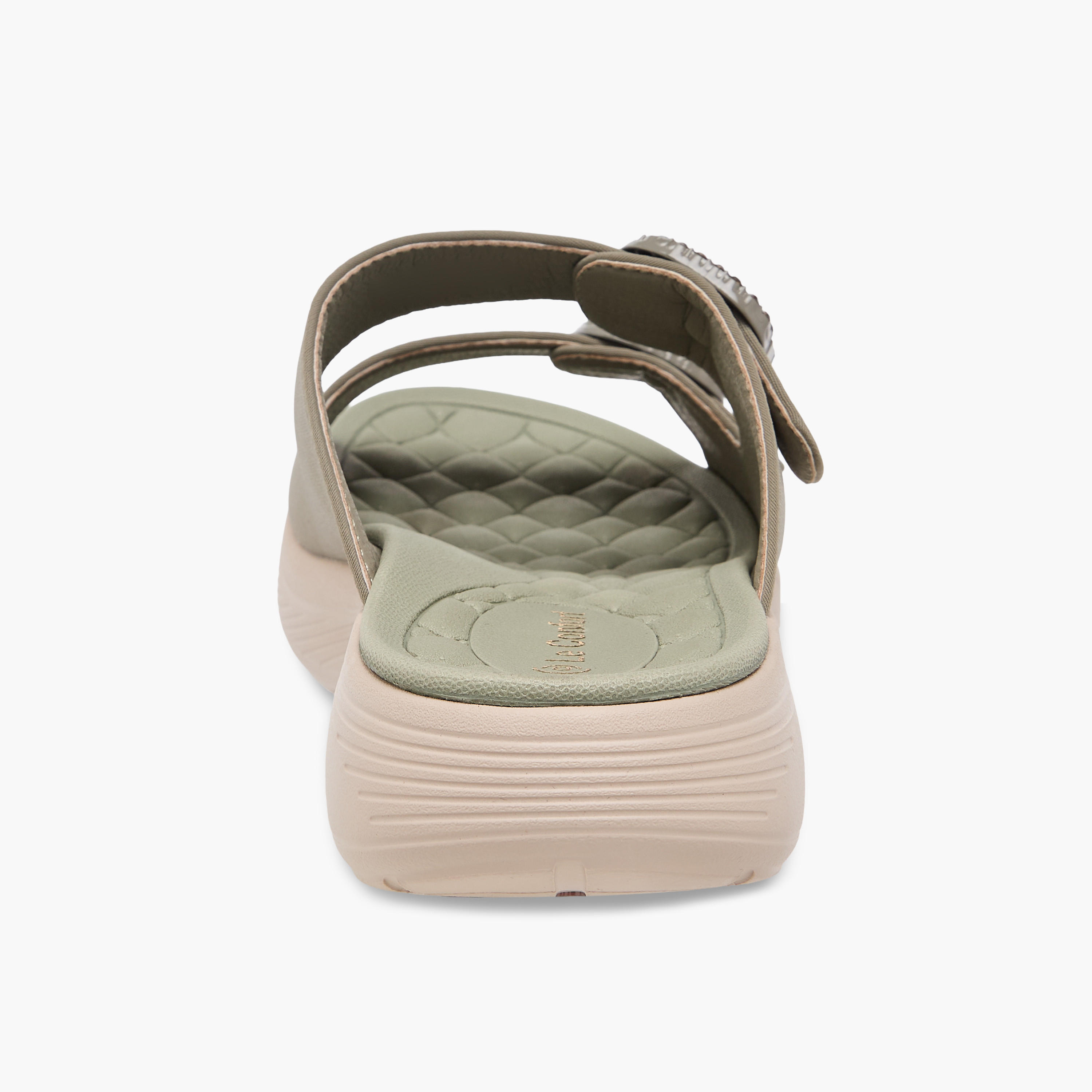 Le Confort Women Embellished Buckle Detail Comfort Slides-women-shoes-sandals-heeled-image-5