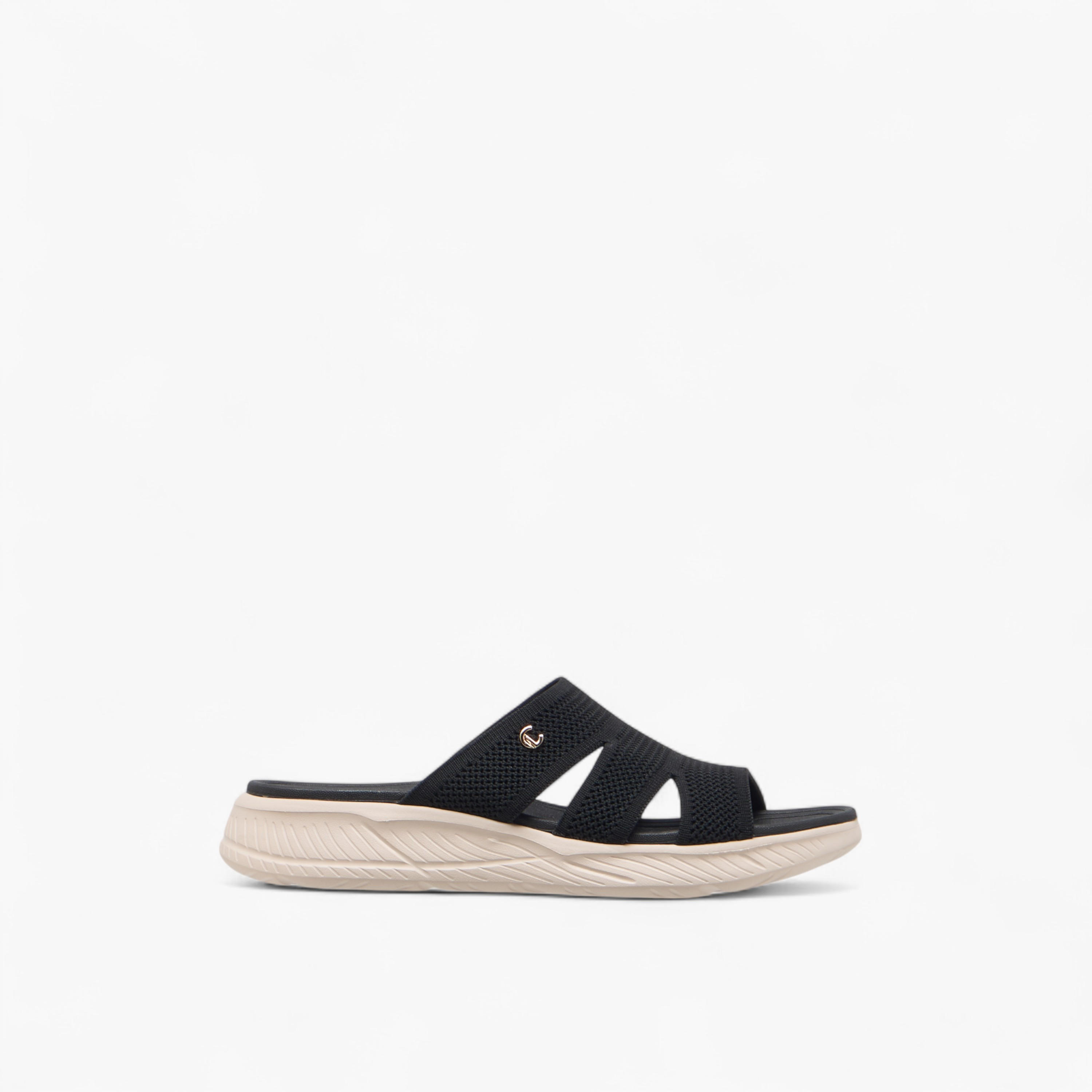 Le Confort Textured Slip-On Flyknit Comfort Sandals-women-shoes-sandals-heeled-image-3