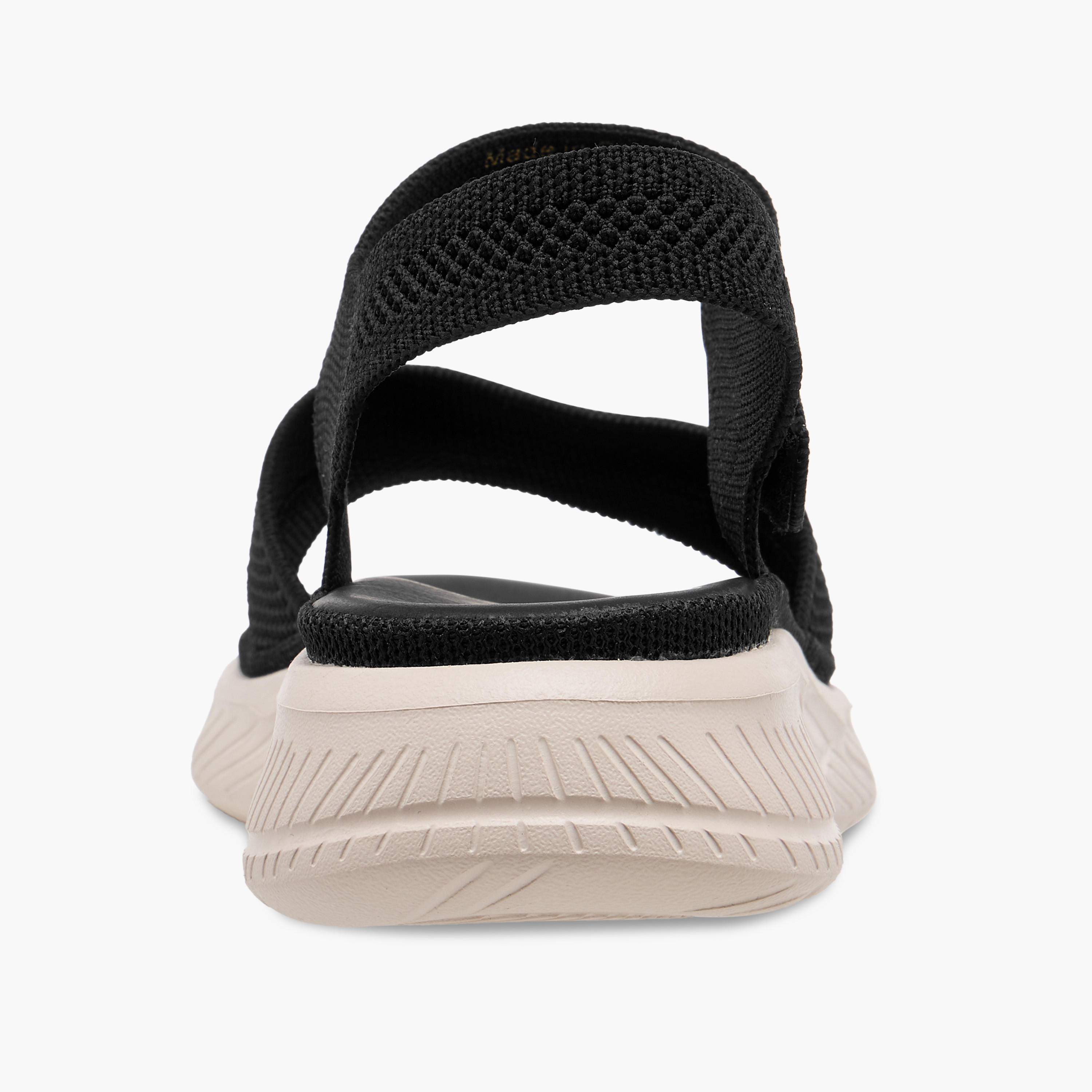 Le Confort Textured Open Toe Sandals with Hook and Loop Closure-women-shoes-sandals-heeled-image-4