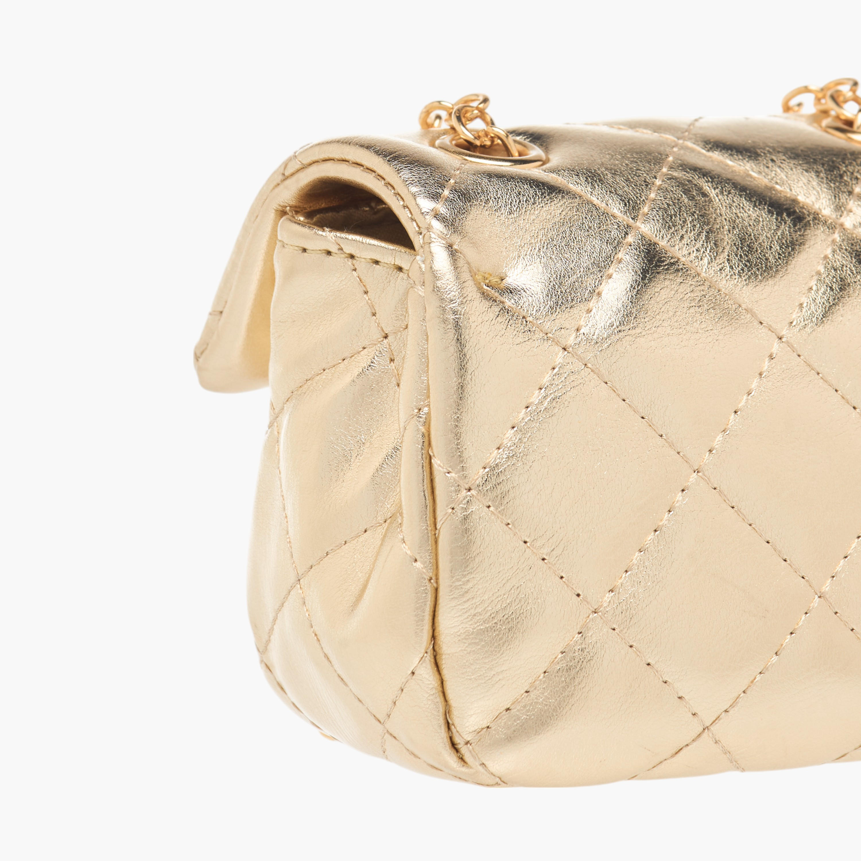 Flora Bella Quilted Crossbody Bag with Button Closure and Chain Strap-girls-accessories-bags-image-5