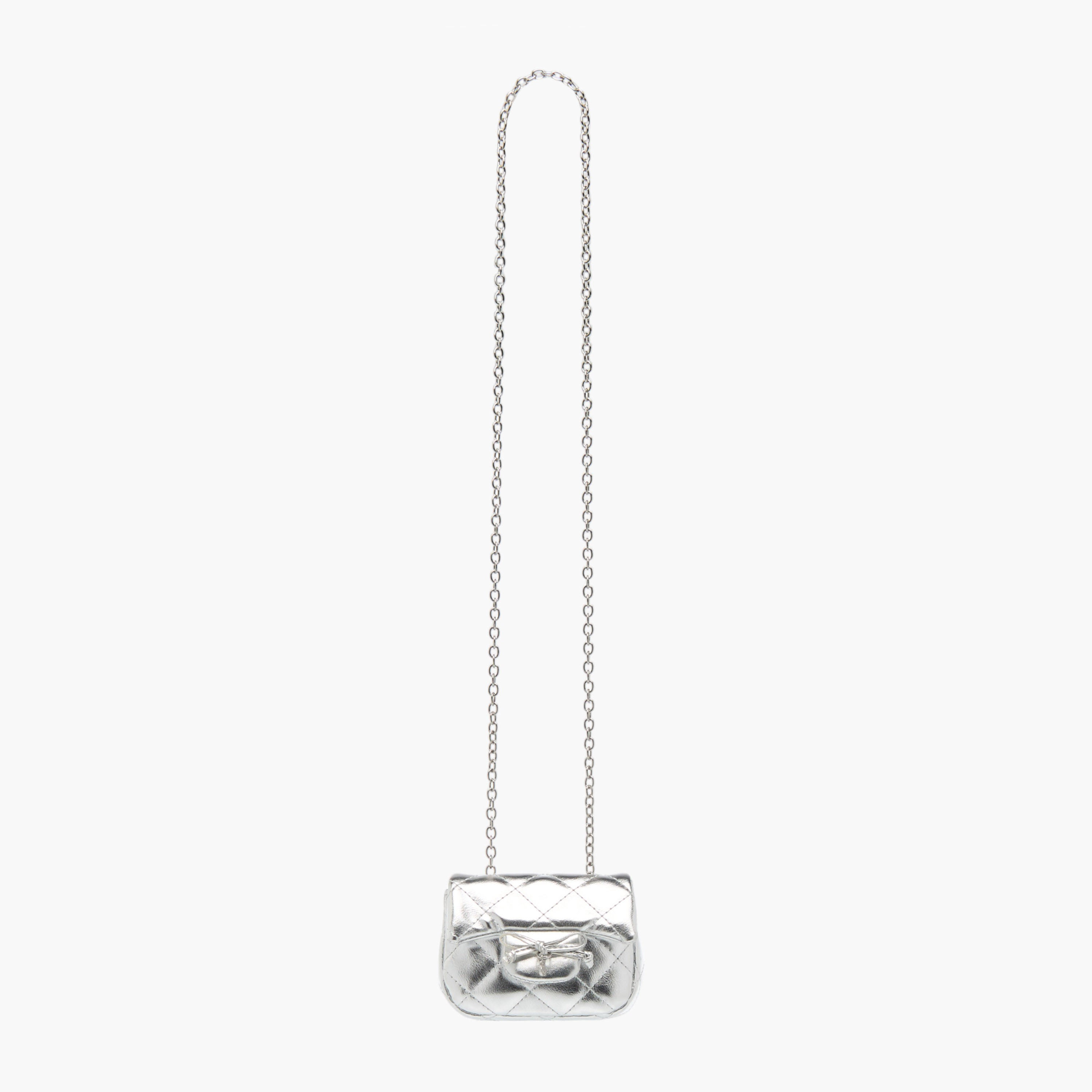 شنطة كروس بودي مبطنة بحزام سلسلة وزر إغلاق من فلورا بيلا-girls-accessories-bags-image-2