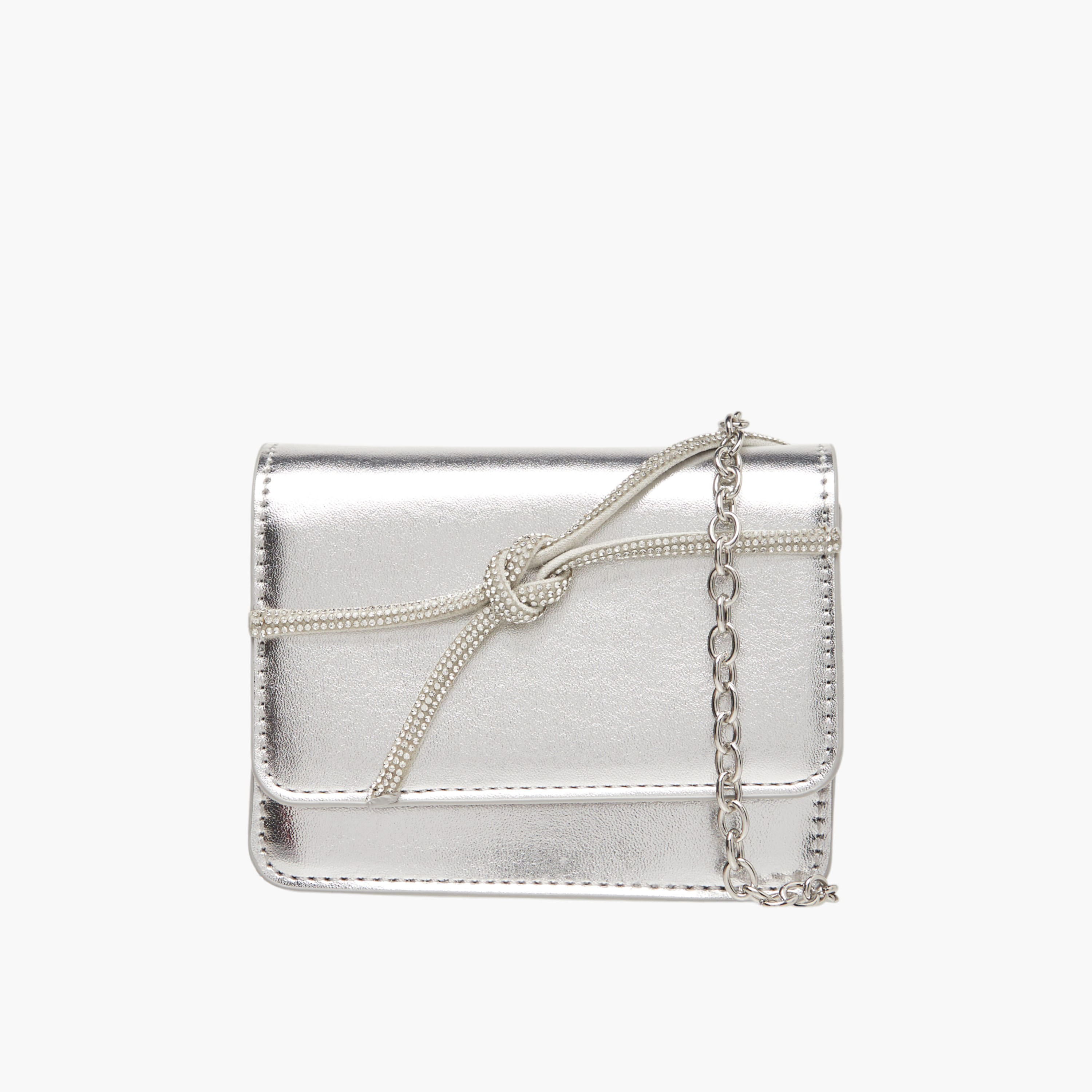 Flora Bella Embellished Crossbody Bag with Button Closure and Chain Strap-girls-accessories-bags-image-1