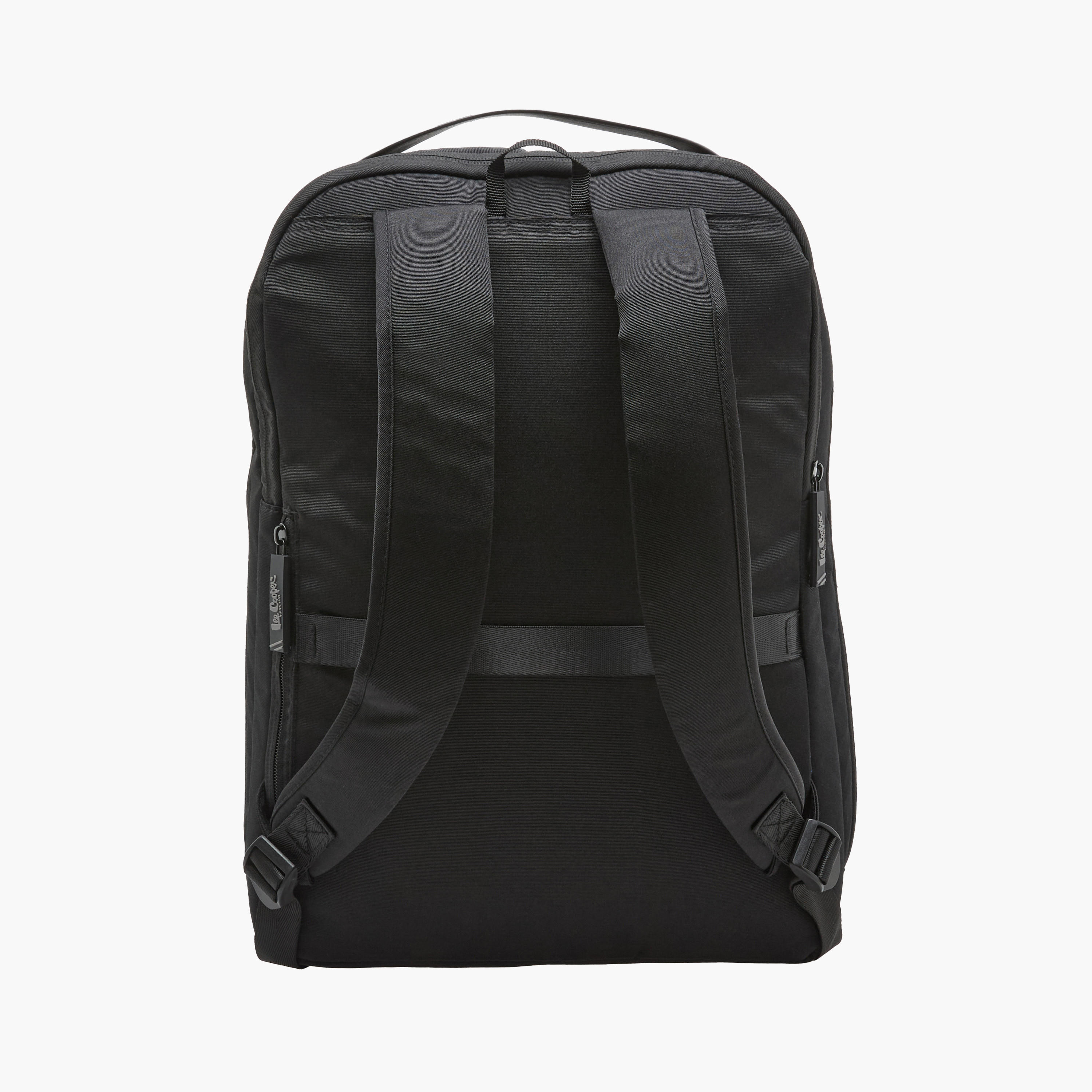 Lee Cooper Men Logo Applique Laptop Backpack-men-bags-image-4