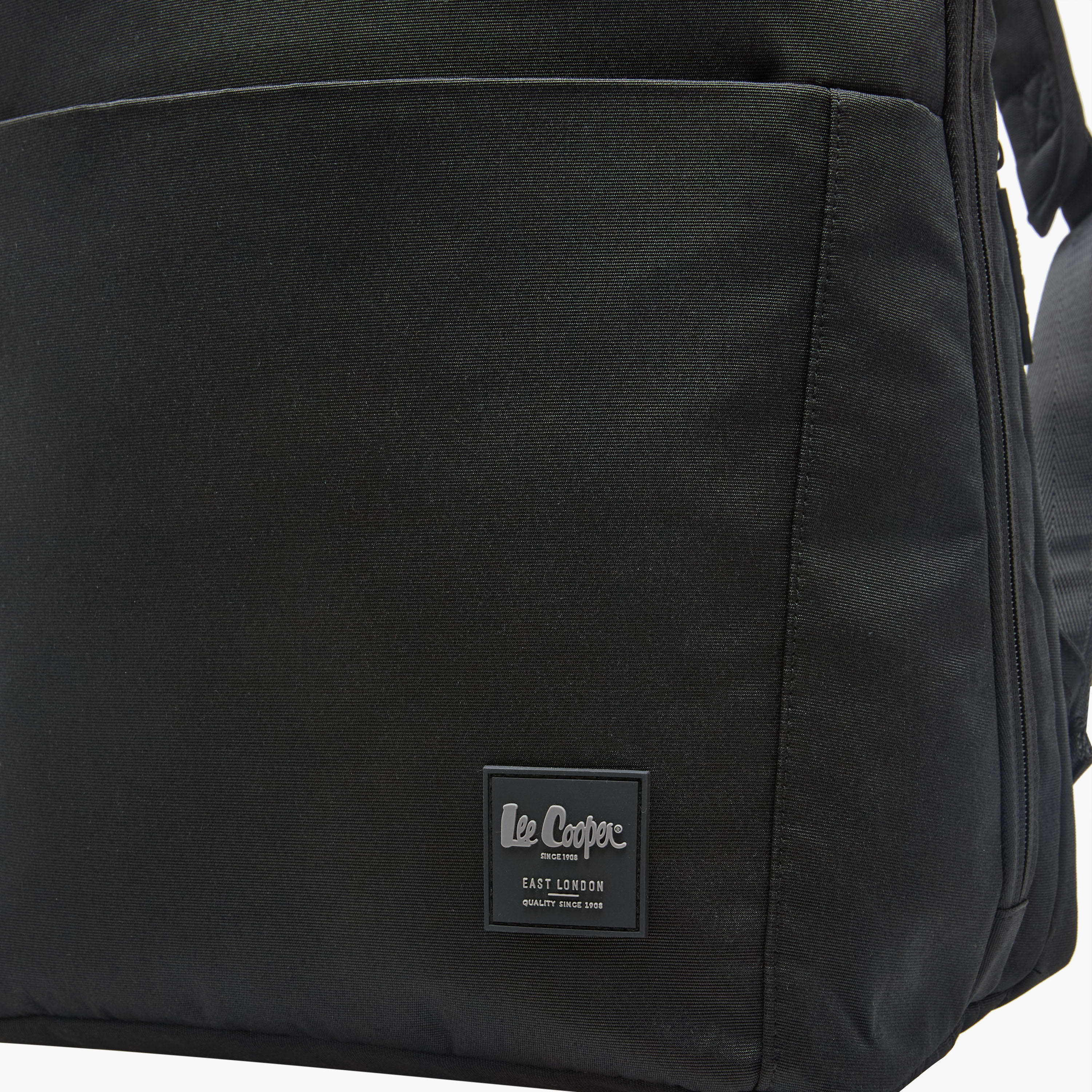 Lee Cooper Men Logo Applique Laptop Backpack-men-bags-image-6
