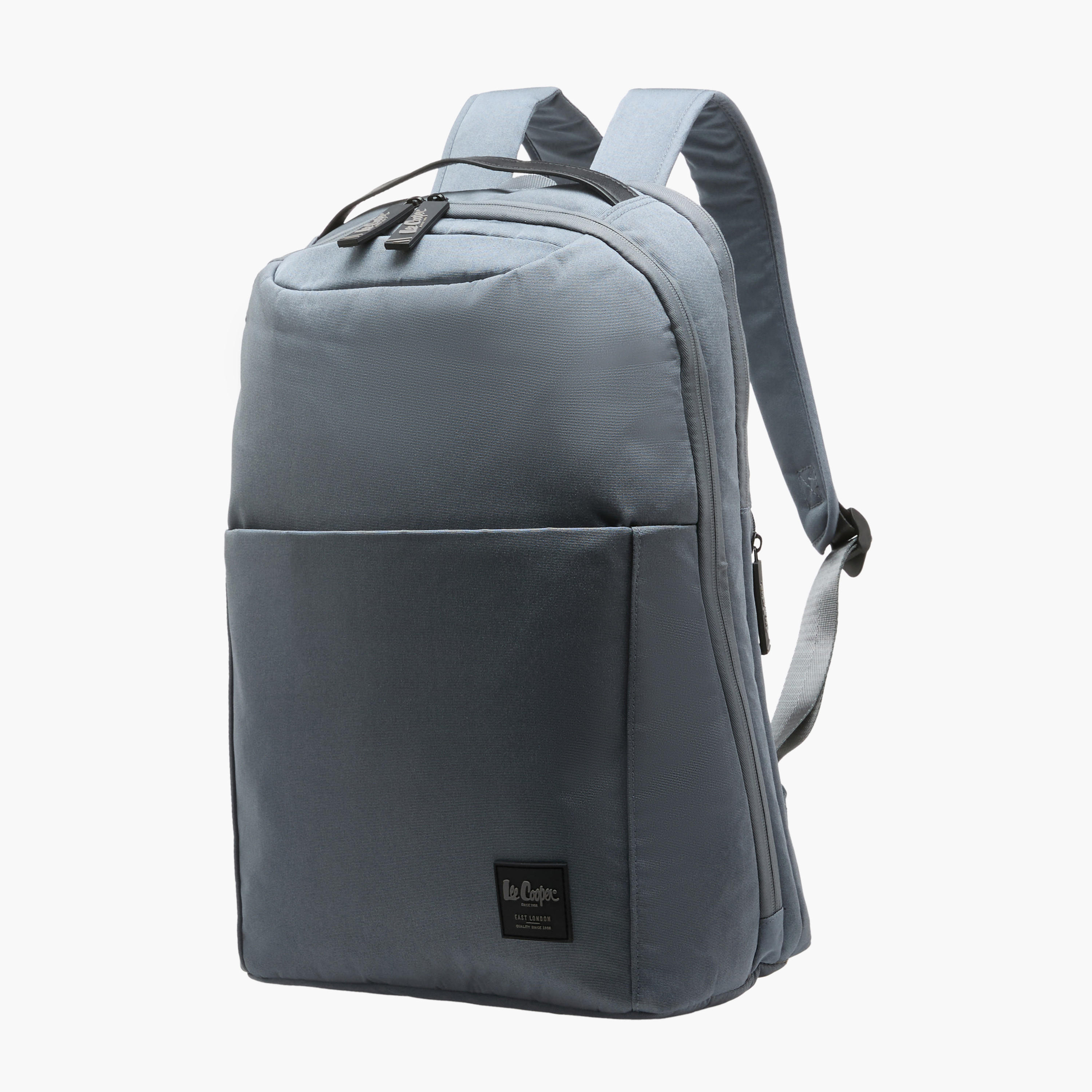 Lee Cooper Men Logo Applique Laptop Backpack-men-bags-image-3