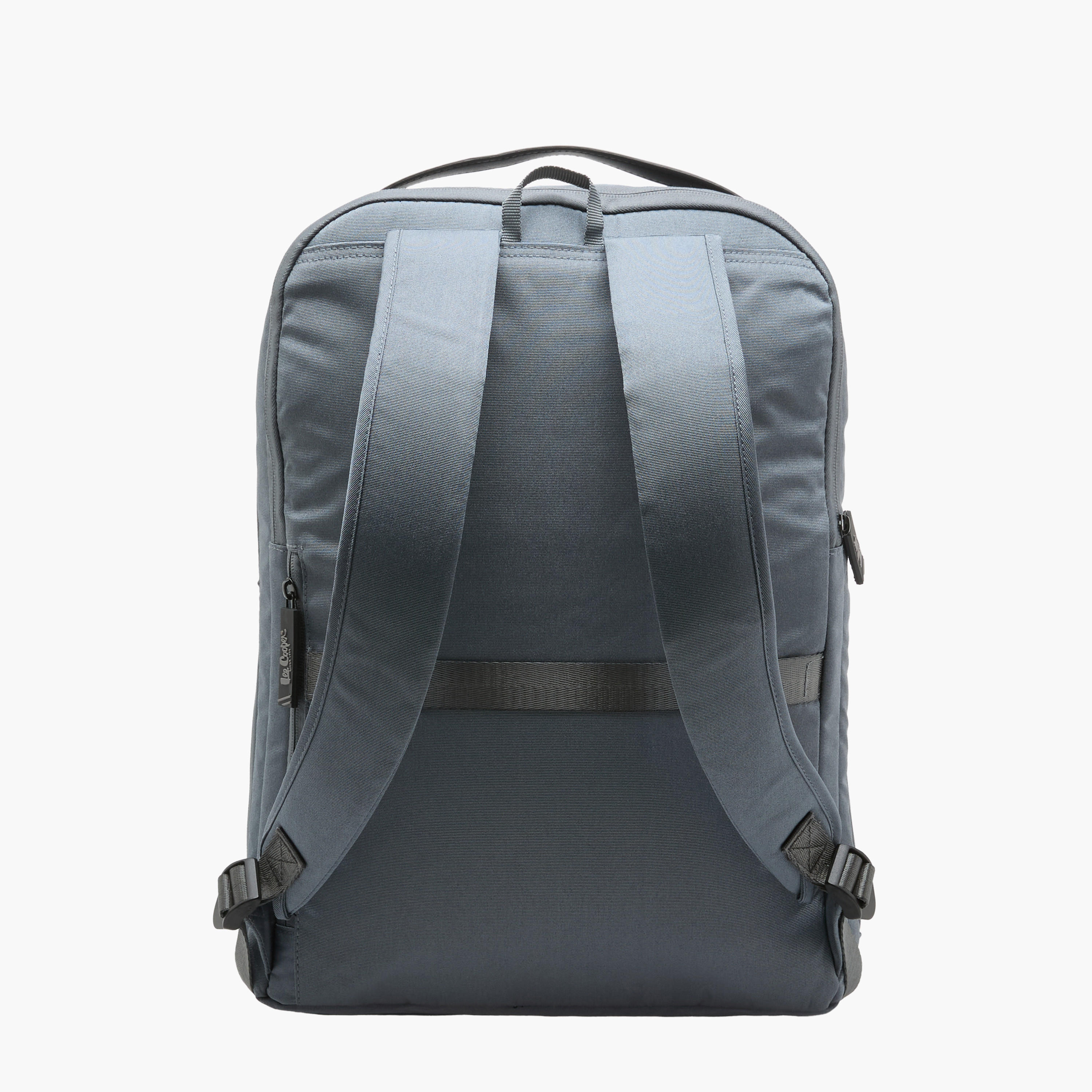Lee Cooper Men Logo Applique Laptop Backpack-men-bags-image-4