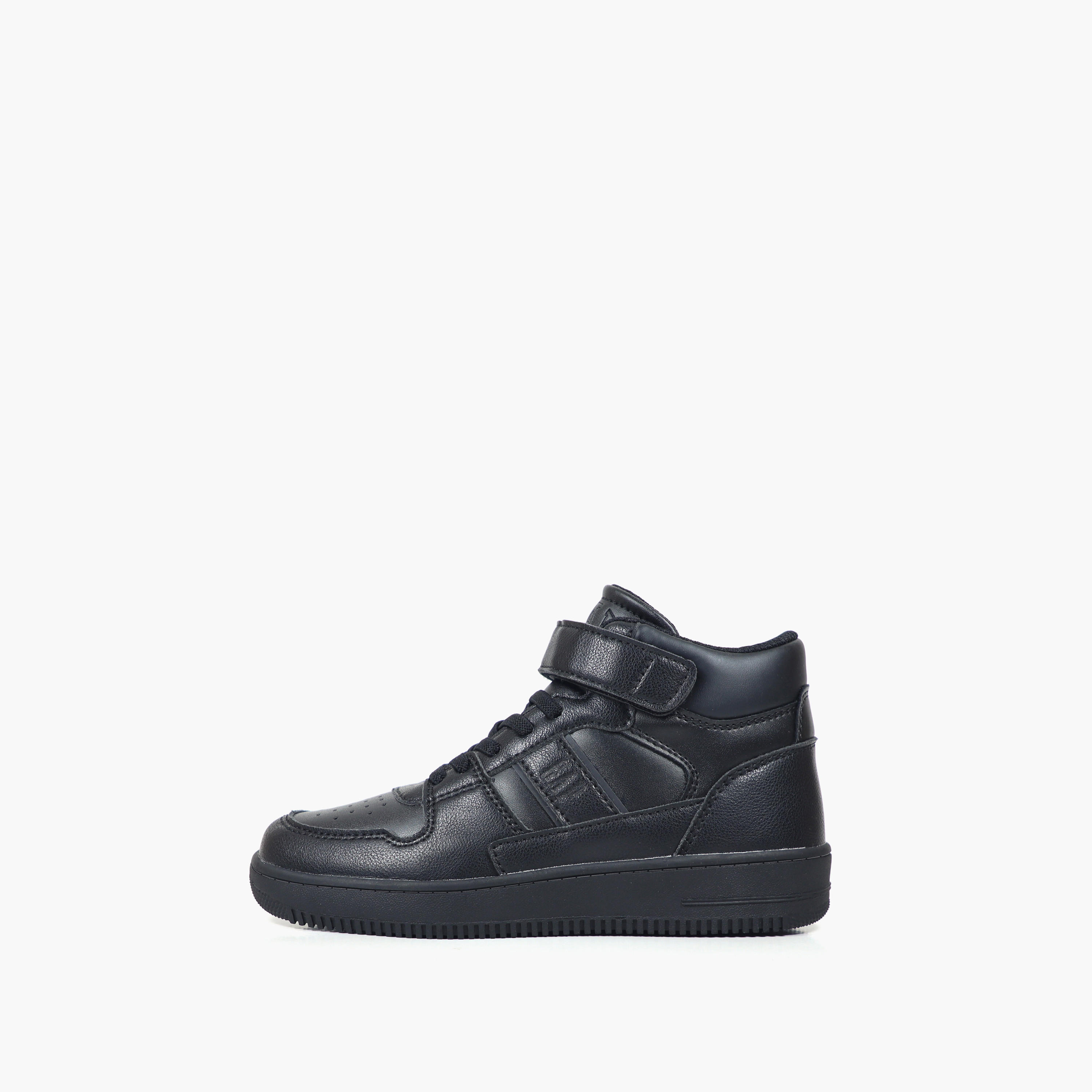 GAP Girls' BOSTON MID II High Top Sneakers with Hook and Loop Closure -GPK5217100003-girls-shoes-sneakers-image-1