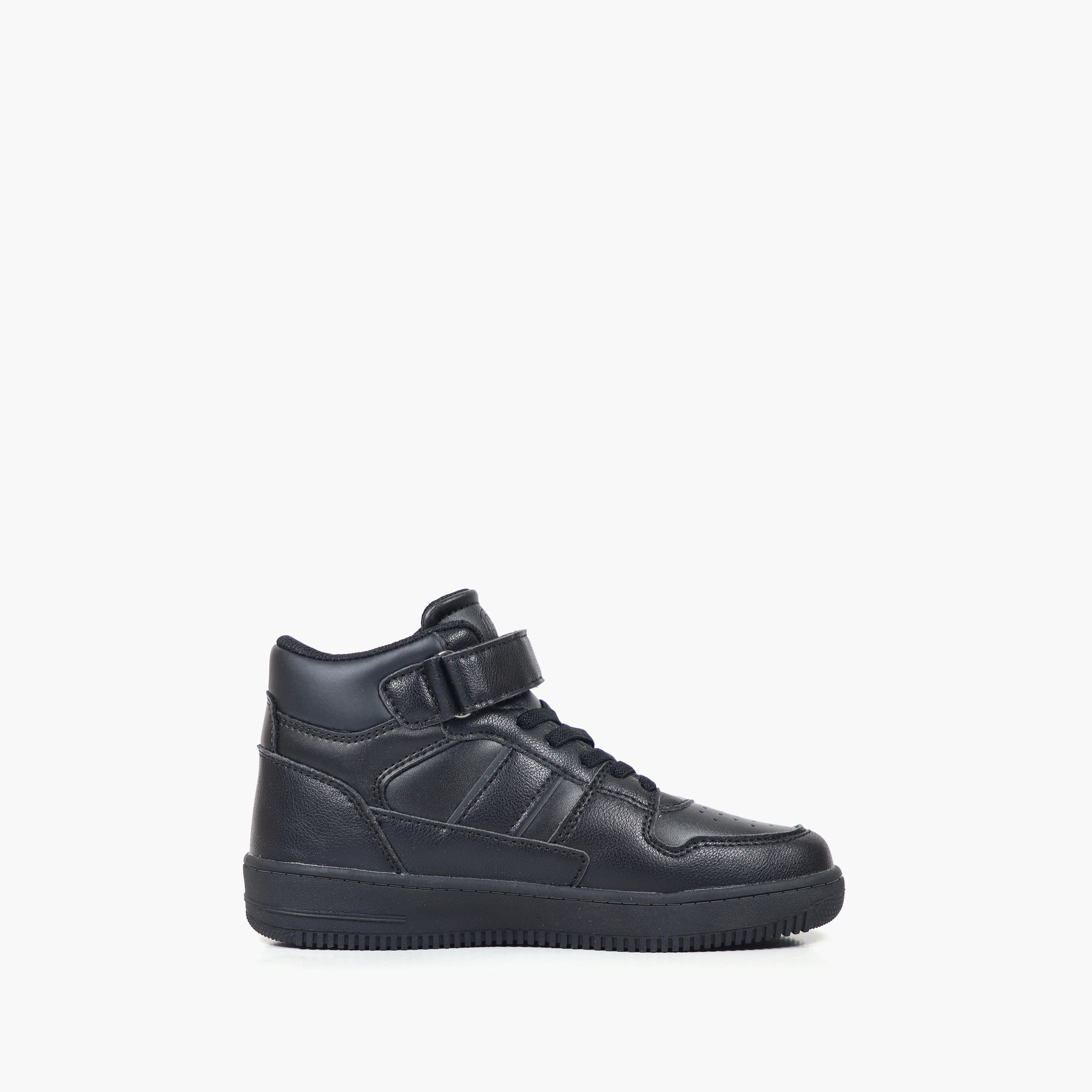 GAP Girls' BOSTON MID II High Top Sneakers with Hook and Loop Closure -GPK5217100003-girls-shoes-sneakers-image-3