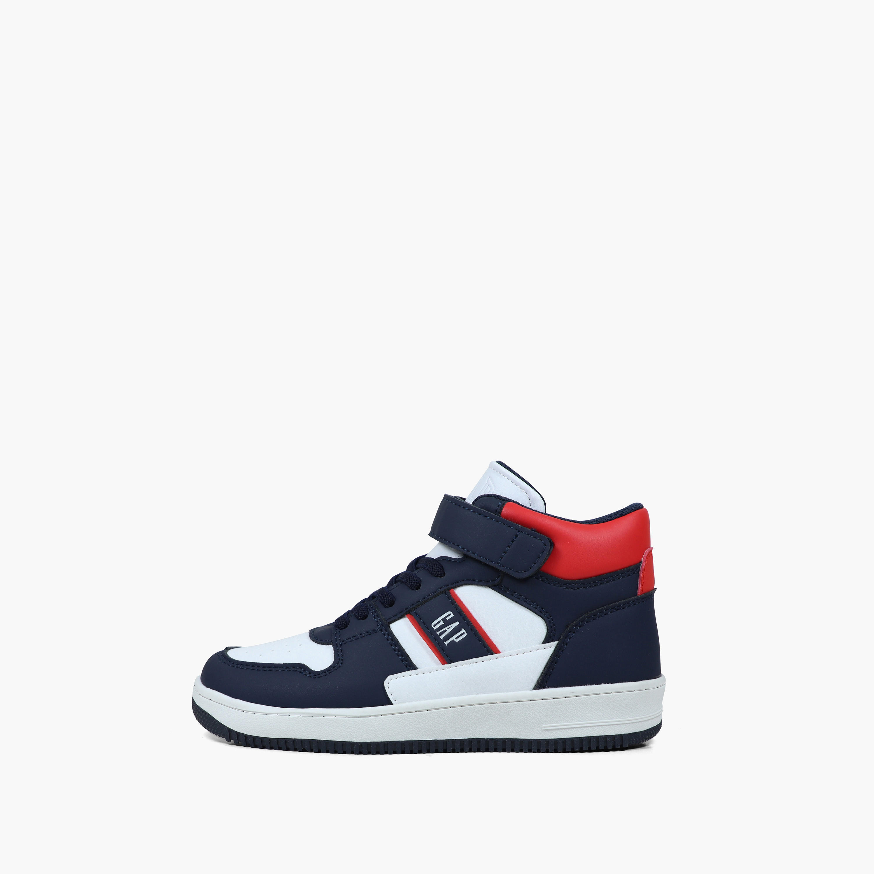 GAP Boys' BOSTON MID II High Top Sneakers with Hook and Loop Closure - GPK5217100216-boys-shoes-sneakers-image-1
