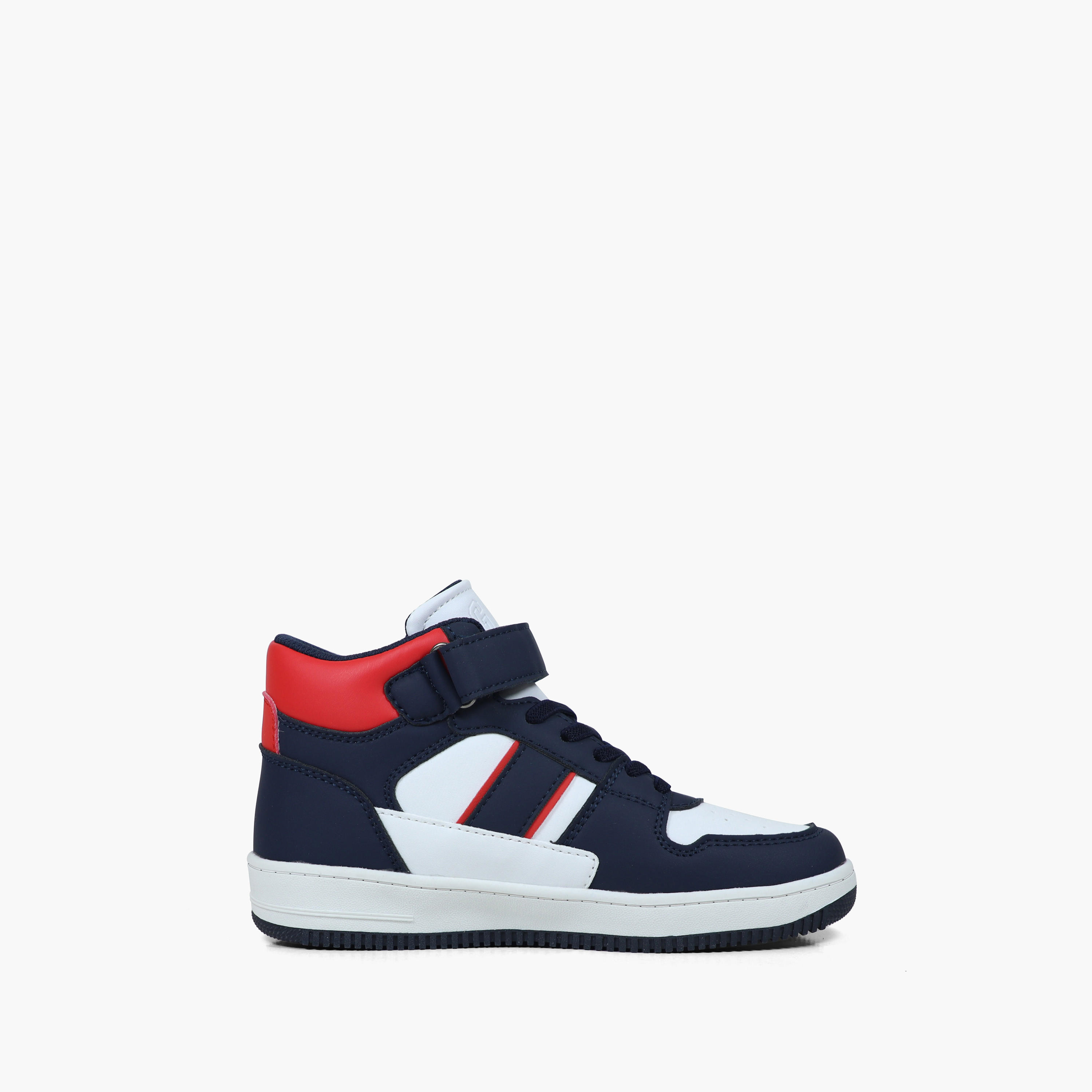 GAP Boys' BOSTON MID II High Top Sneakers with Hook and Loop Closure - GPK5217100216-boys-shoes-sneakers-image-3