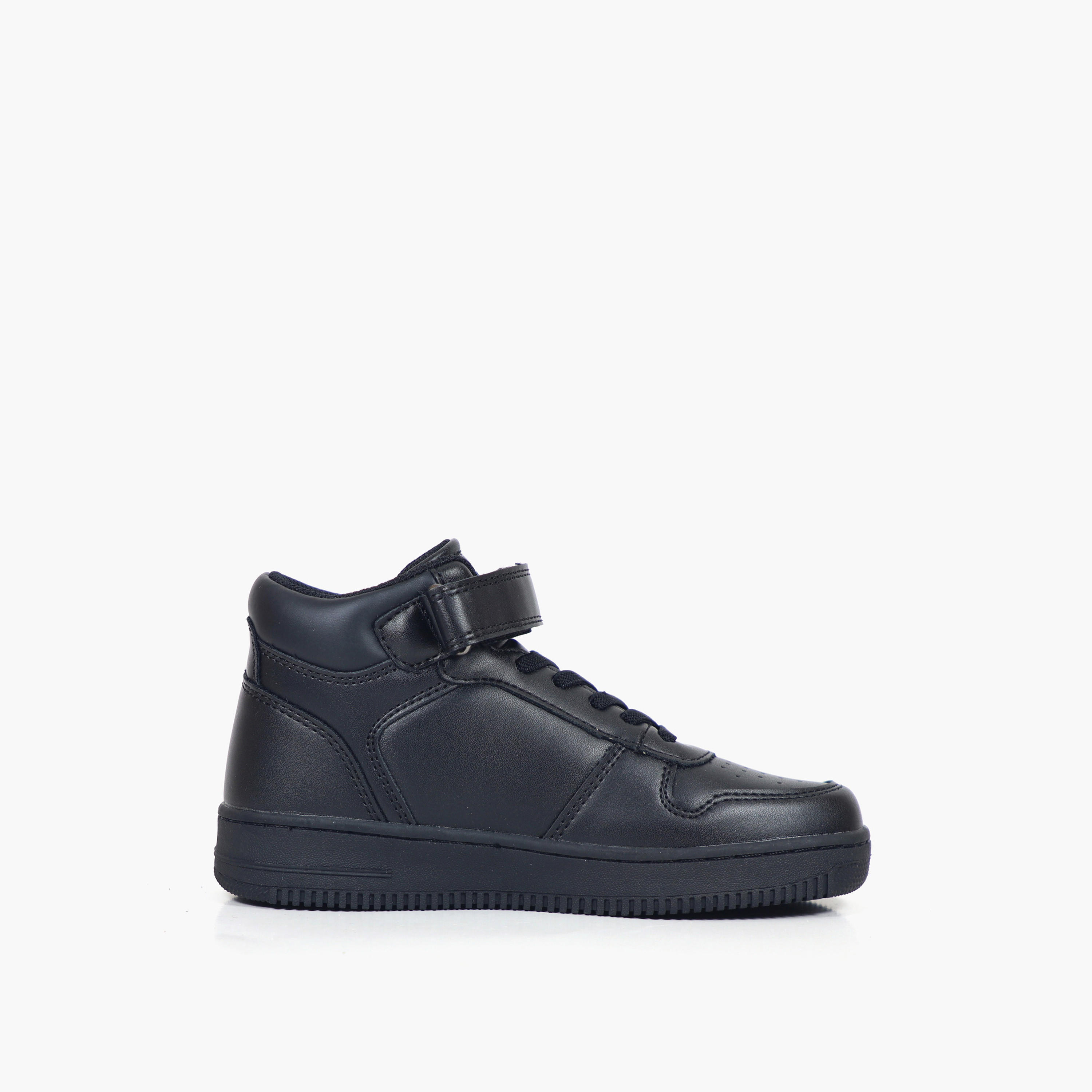 GAP Boys' BOSTON MID High Top Sneakers with Hook and Loop Closure - GPK5217140003-boys-shoes-sneakers-image-3