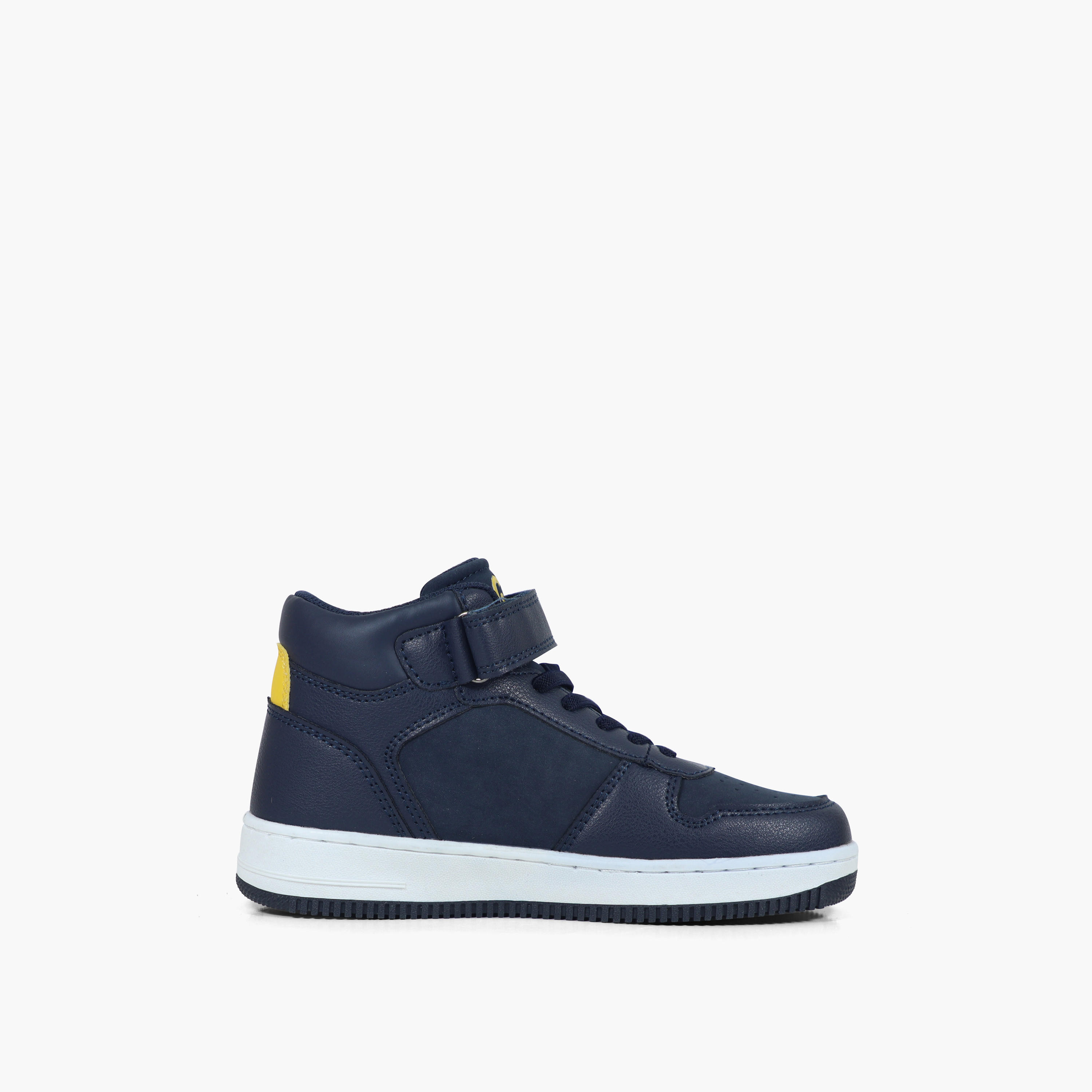 GAP Boys' BOSTON MID High Top Sneakers with Hook and Loop Closure - GPK5217140923-boys-shoes-sneakers-image-3