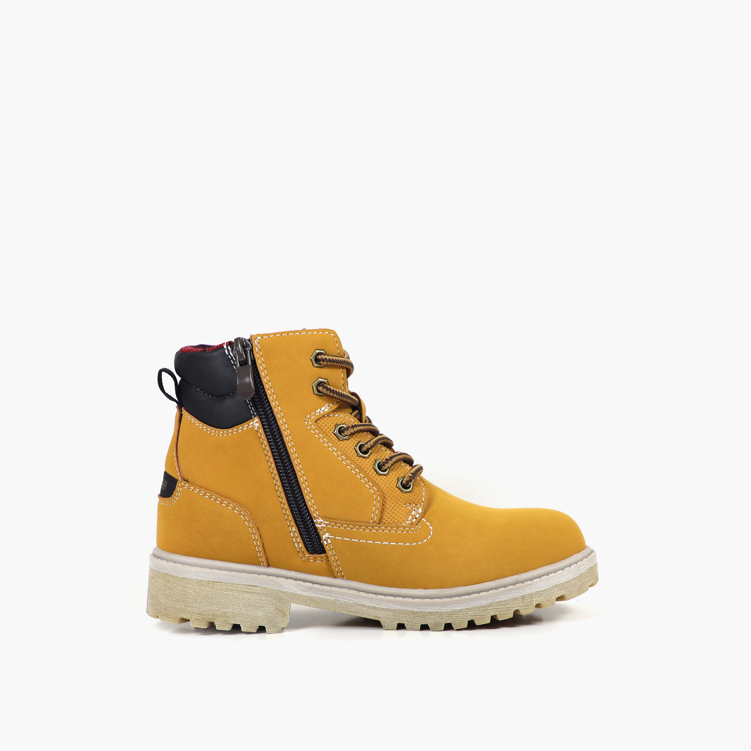 GAP Boys' DAYTON MID LACE II Boots with Zip Closure - GPK5218050487-boys-shoes-boots-image-3