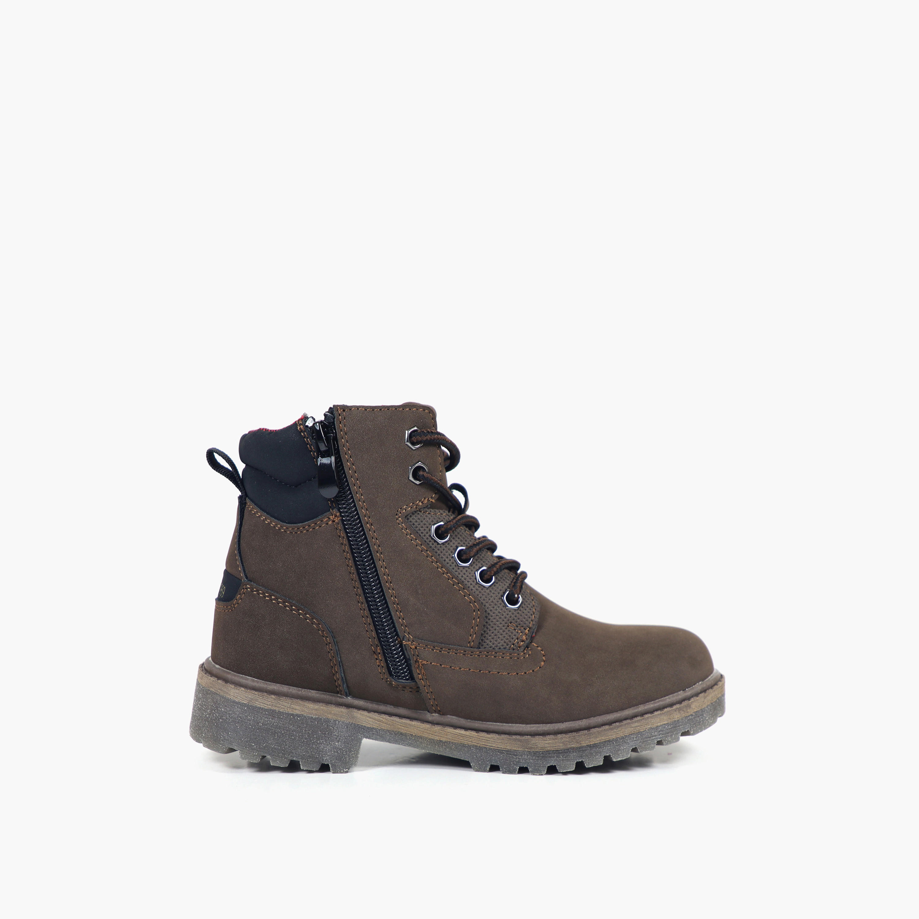 GAP Boys' DAYTON MID LACE II Ankle Boots with Zip Closure - GPK5218053817-boys-shoes-boots-image-3