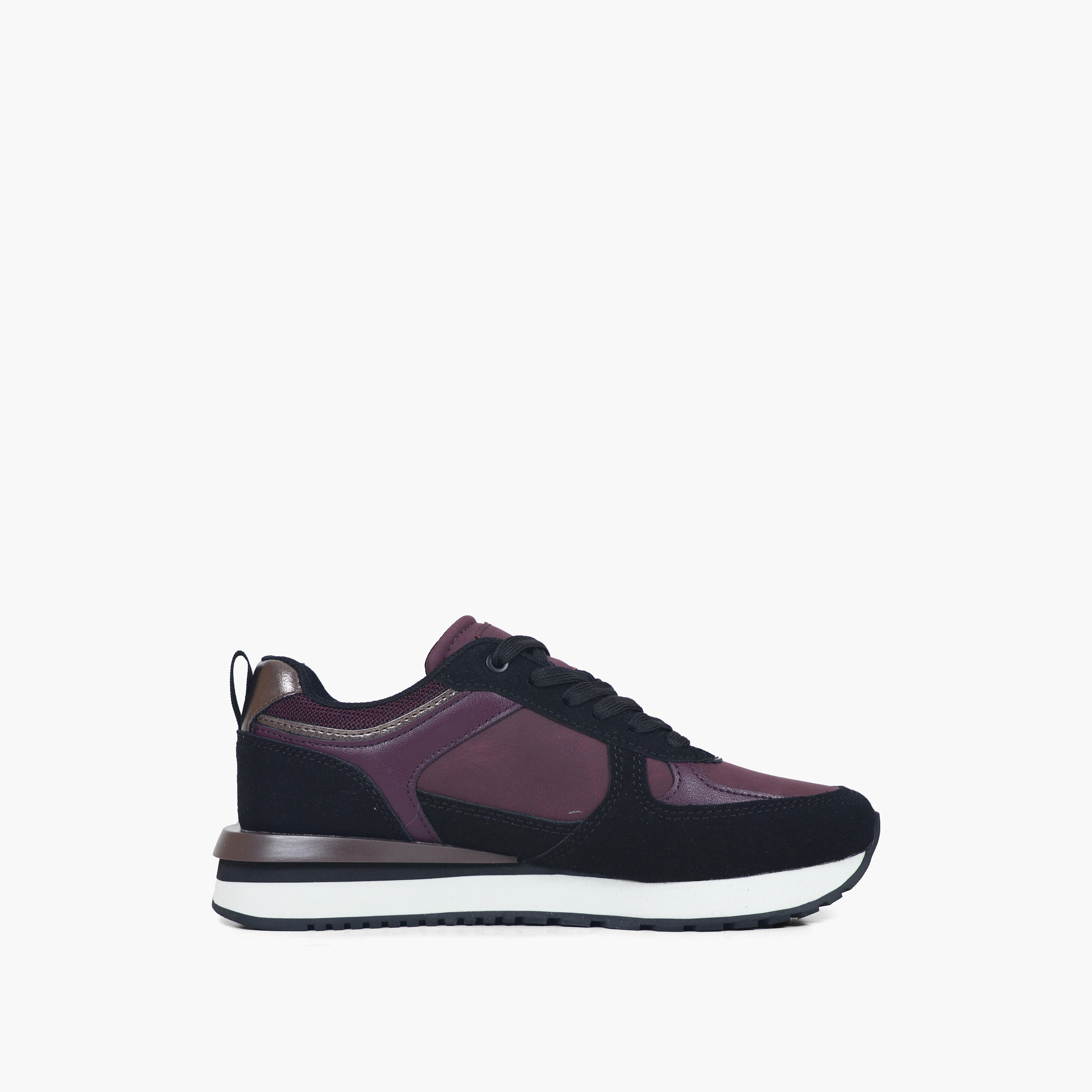 GAP Women's IDAHO BLK Lace-Up Sneakers - GPW5213103817-women-shoes-sneakers-image-2