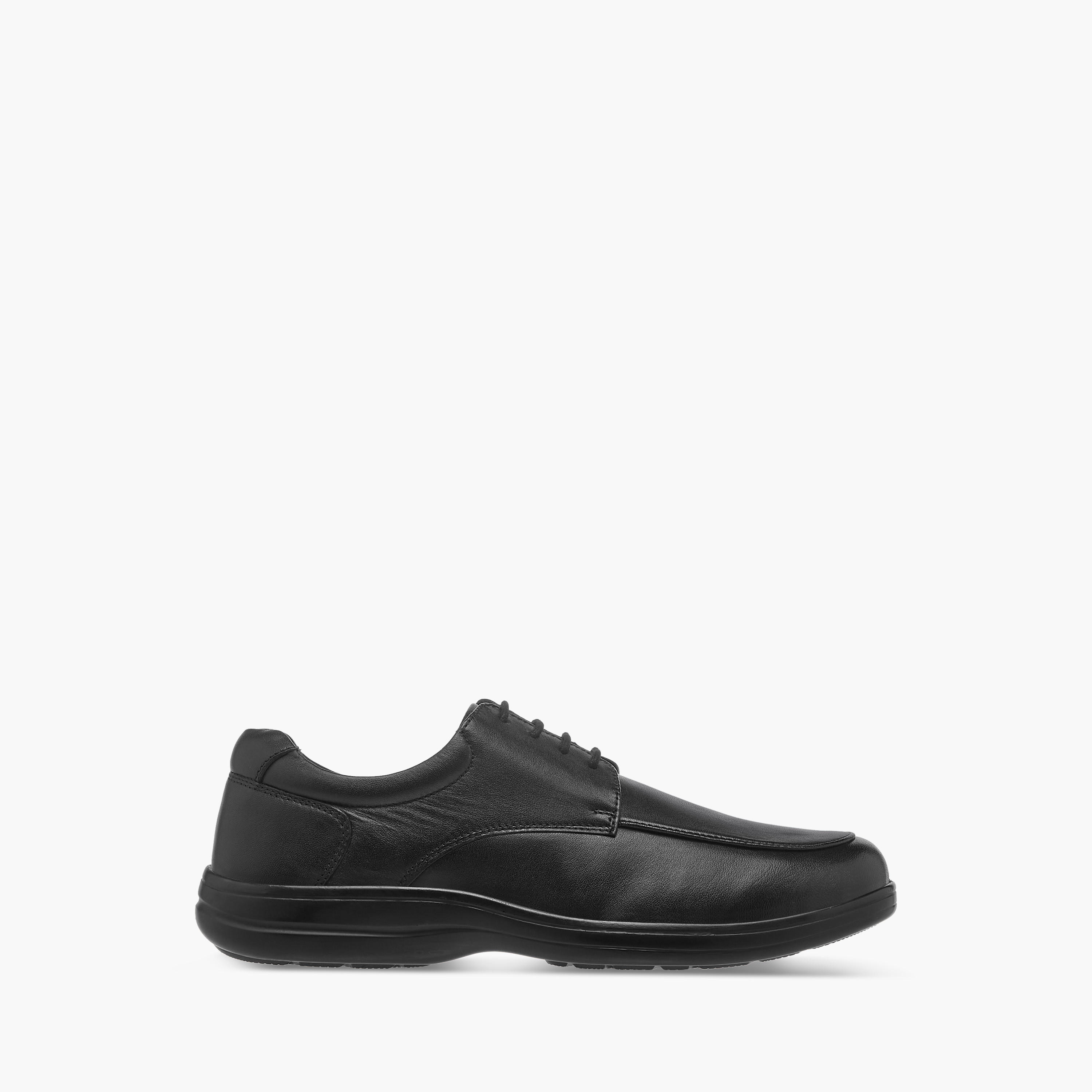 LBL by Shoexpress Textured Derby Shoes with Lace-Up Closure-men-shoes-formalshoes-image-3