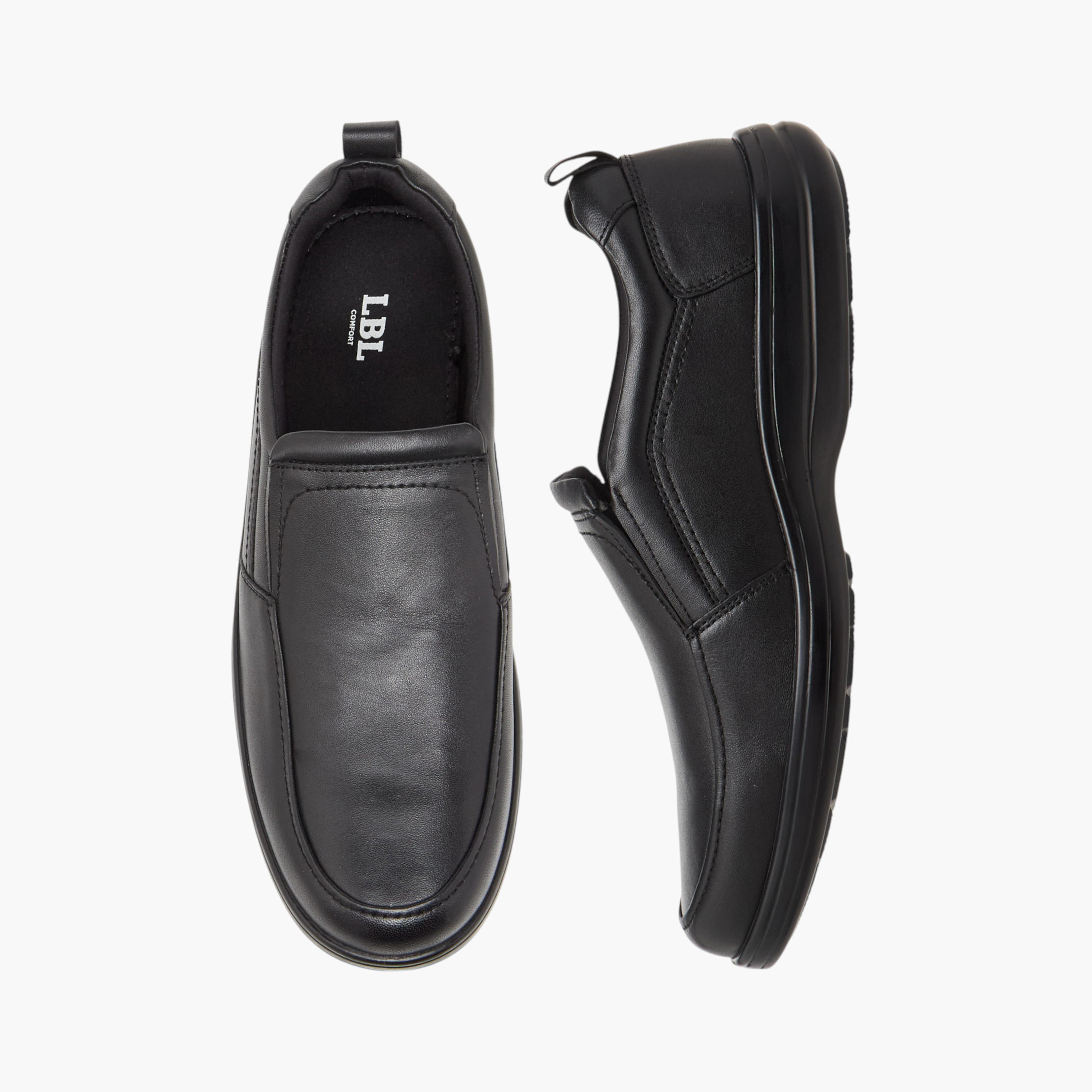 LBL by Shoexpress Solid Slip-On Loafers-men-shoes-formalshoes-image-1