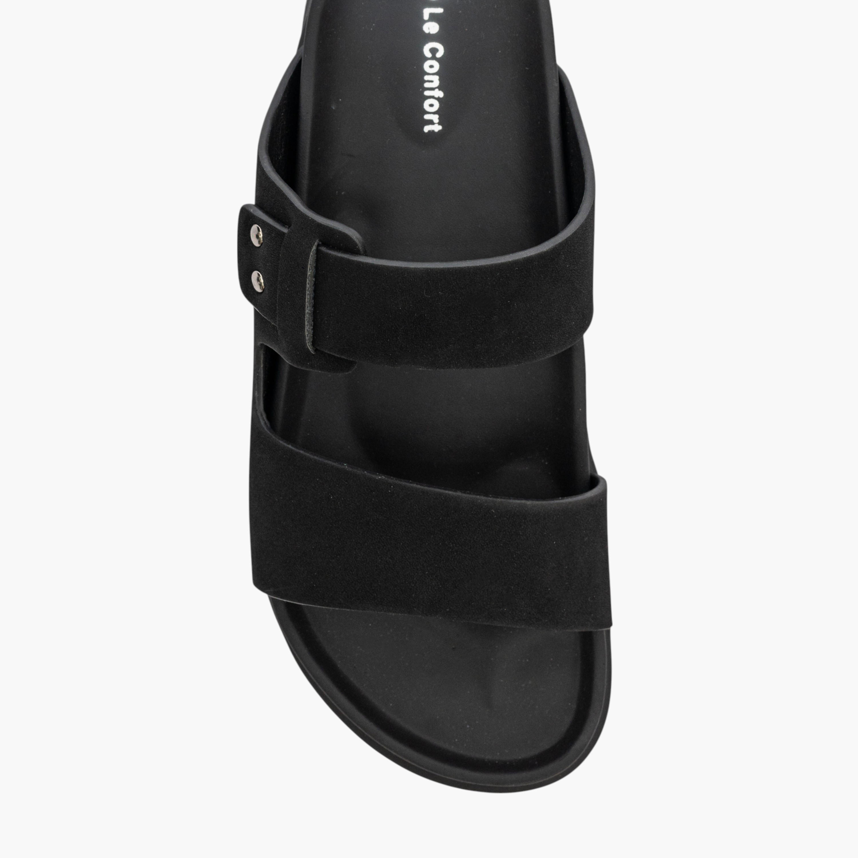 Le Confort Solid Slip-On Sandals-men-shoes-sandals-image-4