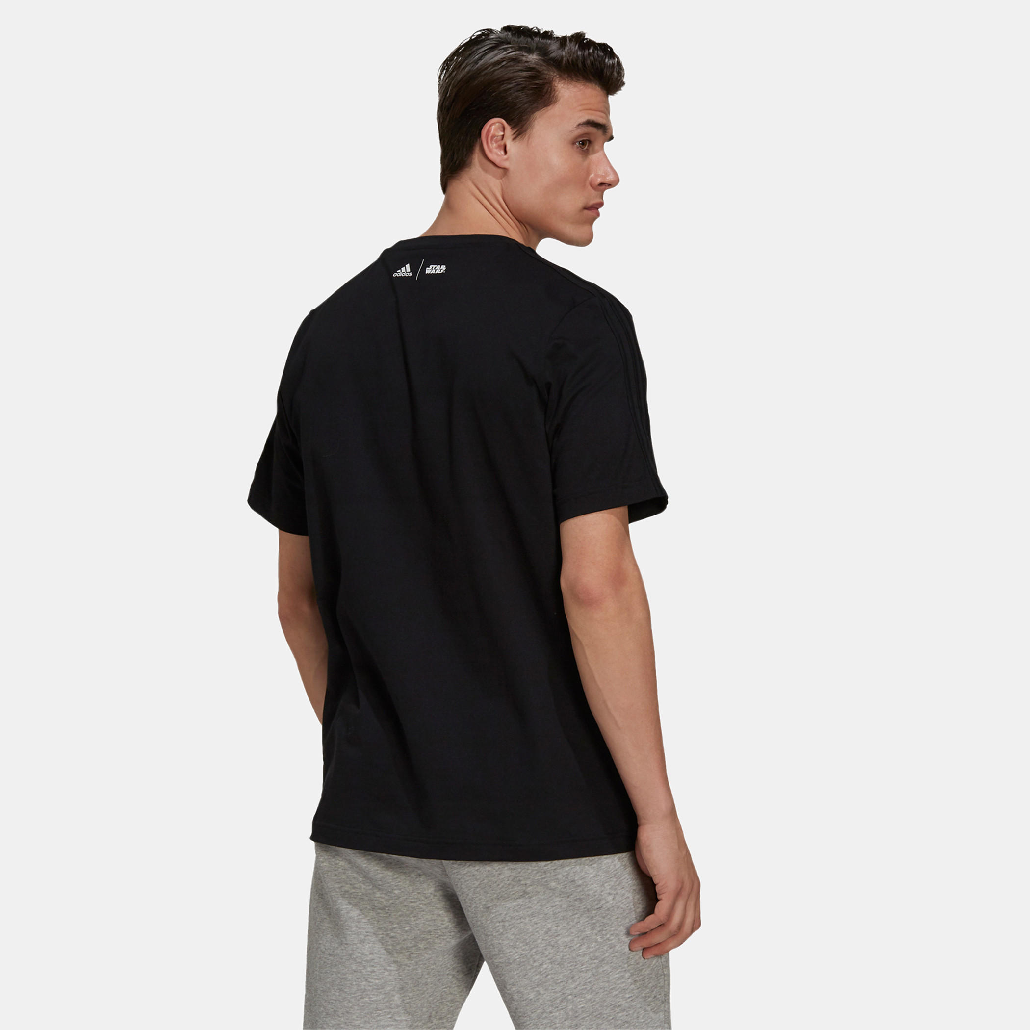 Adidas Star Wars Print Training T-shirt with Crew Neck and Short Sleeves-men-clothing-sportswearandactivewear-tshirtsandpolos-image-3