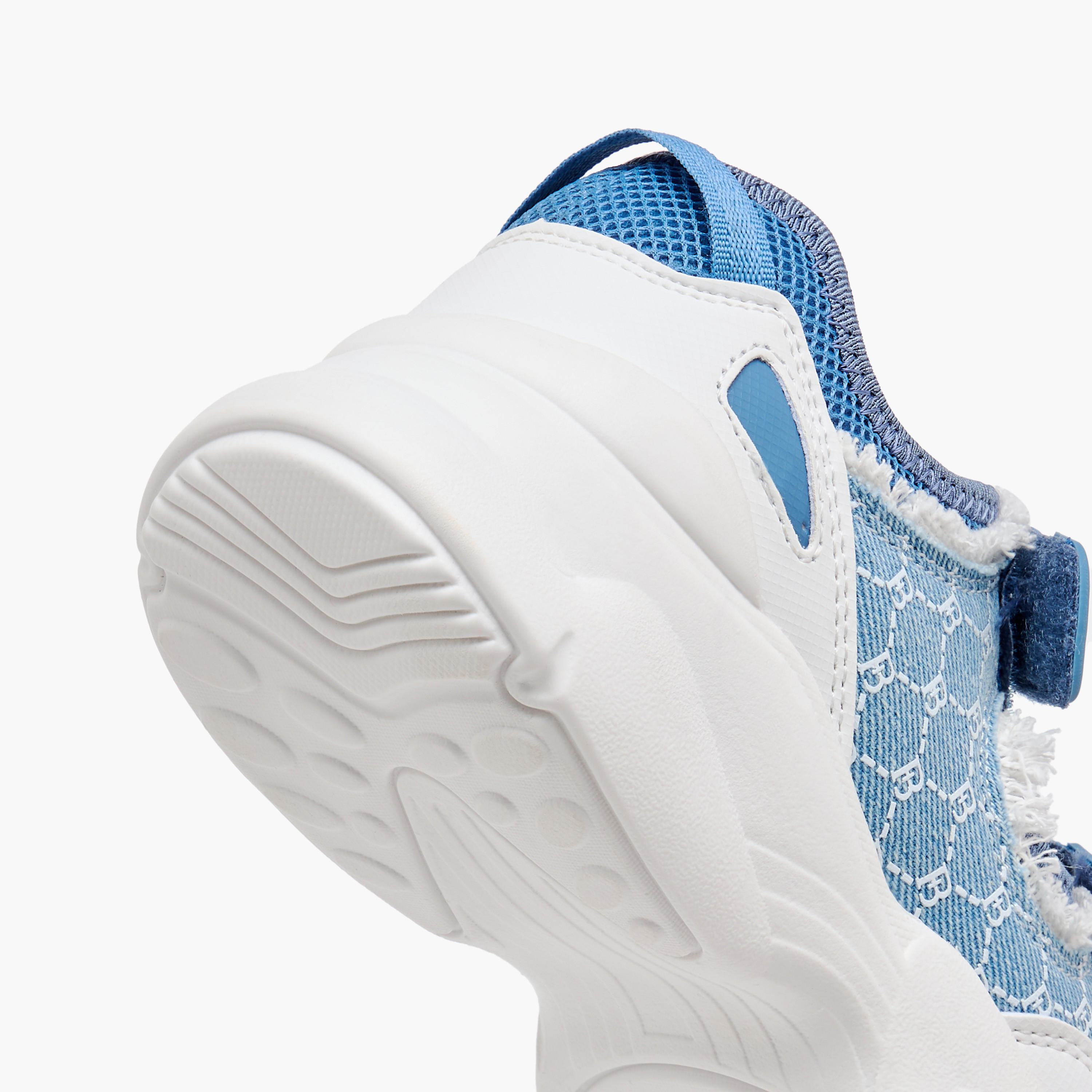 Flora Bella Monogram Print Sneakers with Hook and Loop Closure-women-shoes-sneakers-image-5