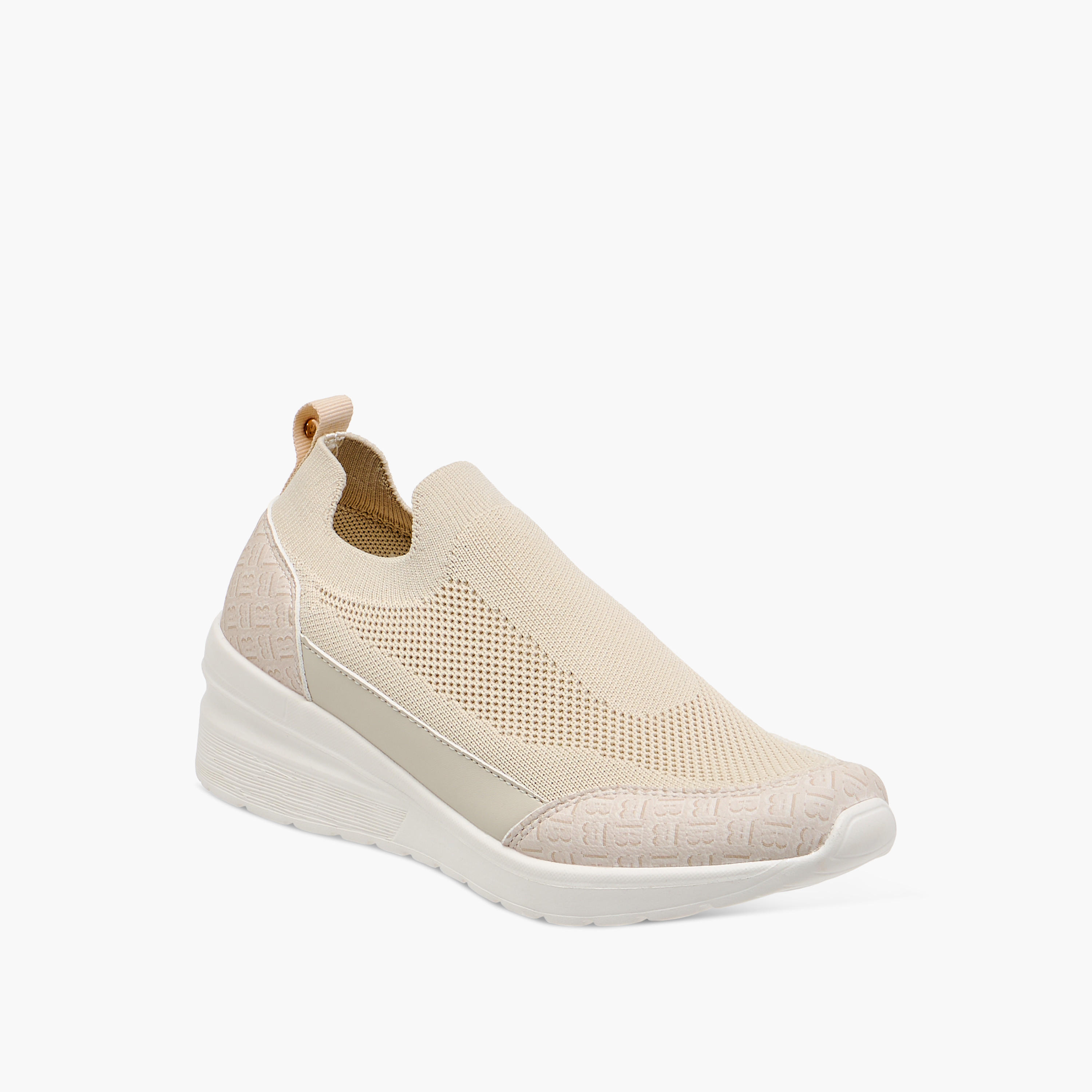 حذاء سنيكرز سهل الارتداء بارز الملمس بألسنة سحب من فلورا بيلا-women-shoes-sneakers-image-2