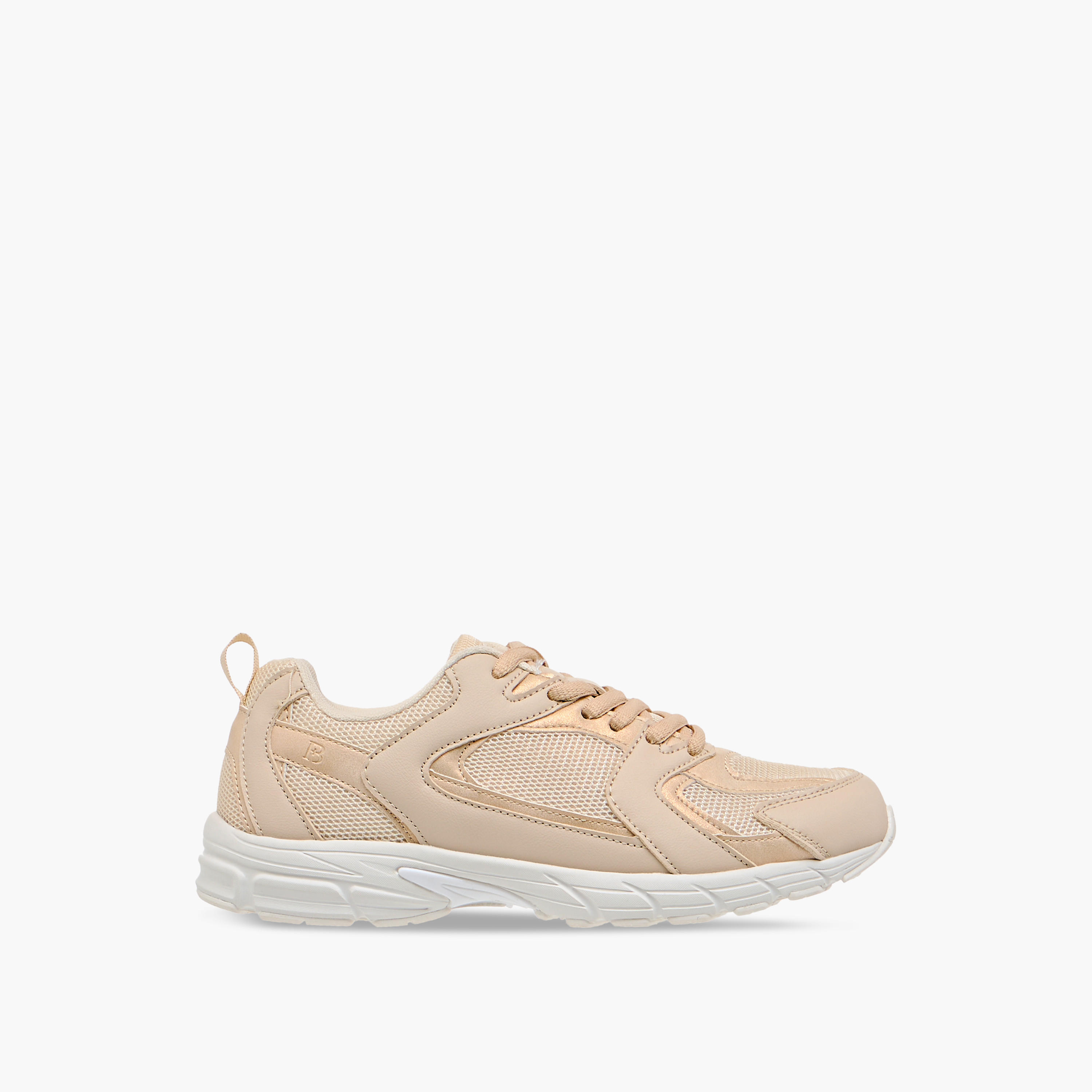 Flora Bella Panelled Sneakers with Lace-Up Closure-women-shoes-sneakers-image-3