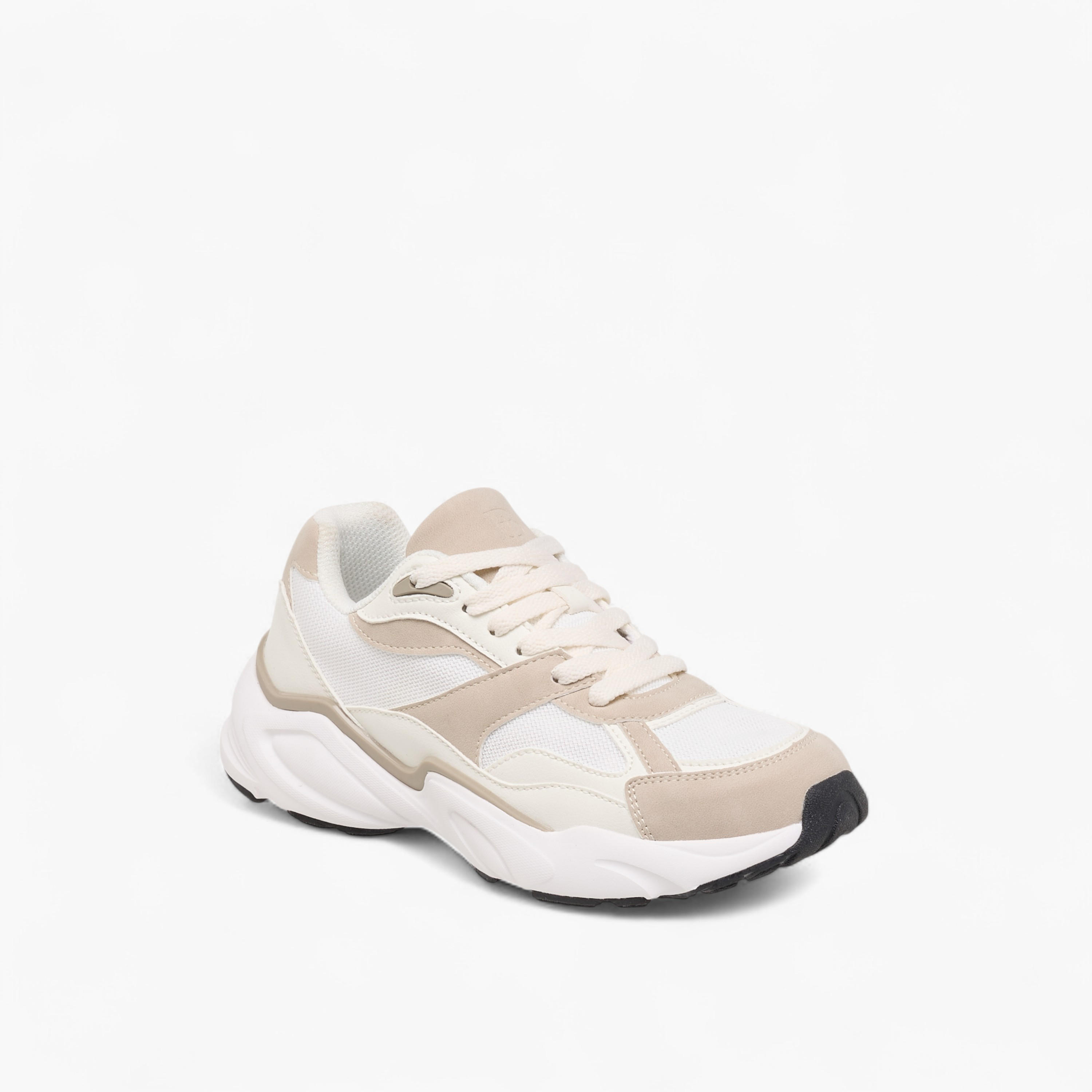 Flora Bella Panelled Lace-Up Sneakers-women-shoes-sneakers-image-2