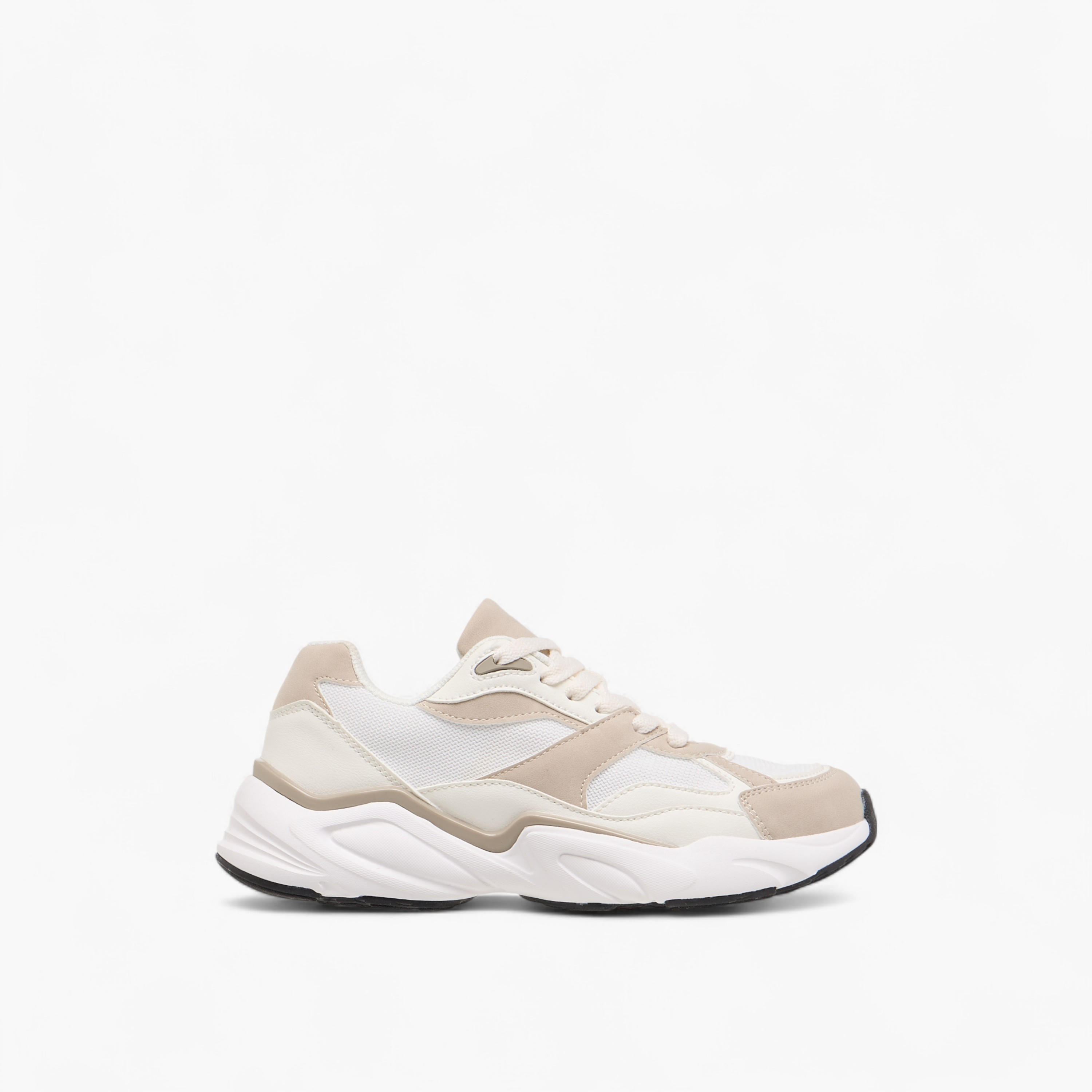 Flora Bella Panelled Lace-Up Sneakers-women-shoes-sneakers-image-3