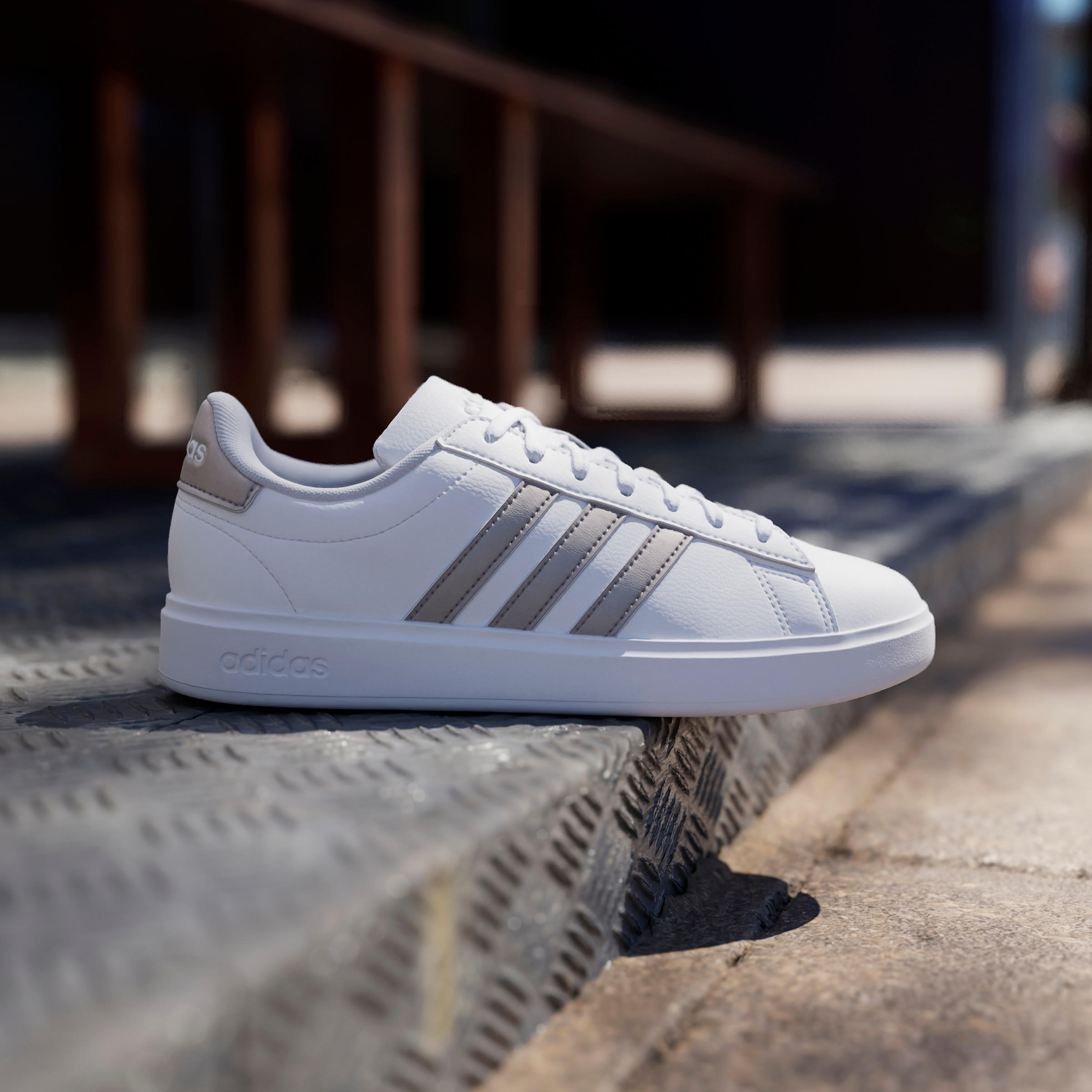 adidas Women's GRAND COURT 2.0 Lace-Up Closure Sneakers - GW9215-women-shoes-sneakers-image-3