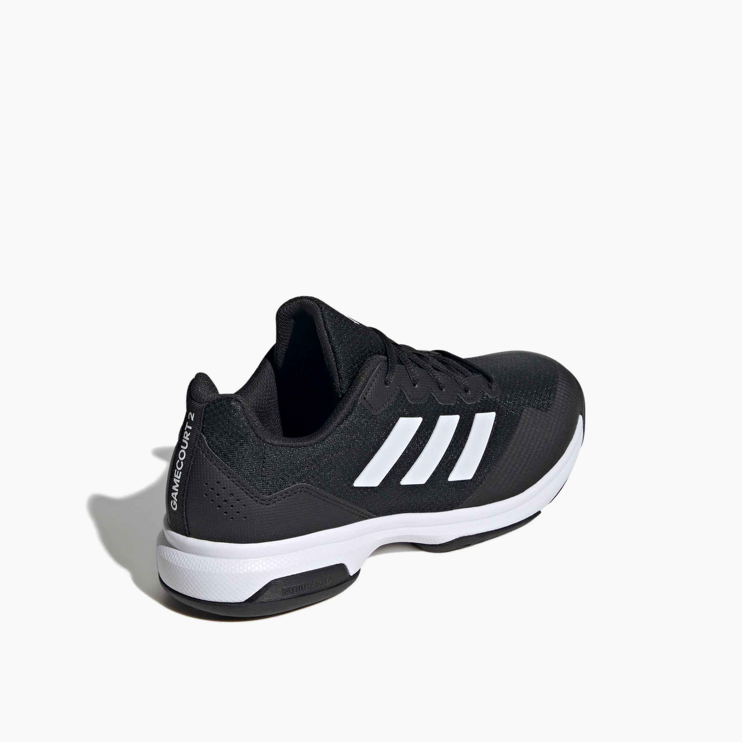 Adidas Men Gamecourt 2 Omnicourt Lace-Up Tennis Shoes-sports-men-shoes-image-5