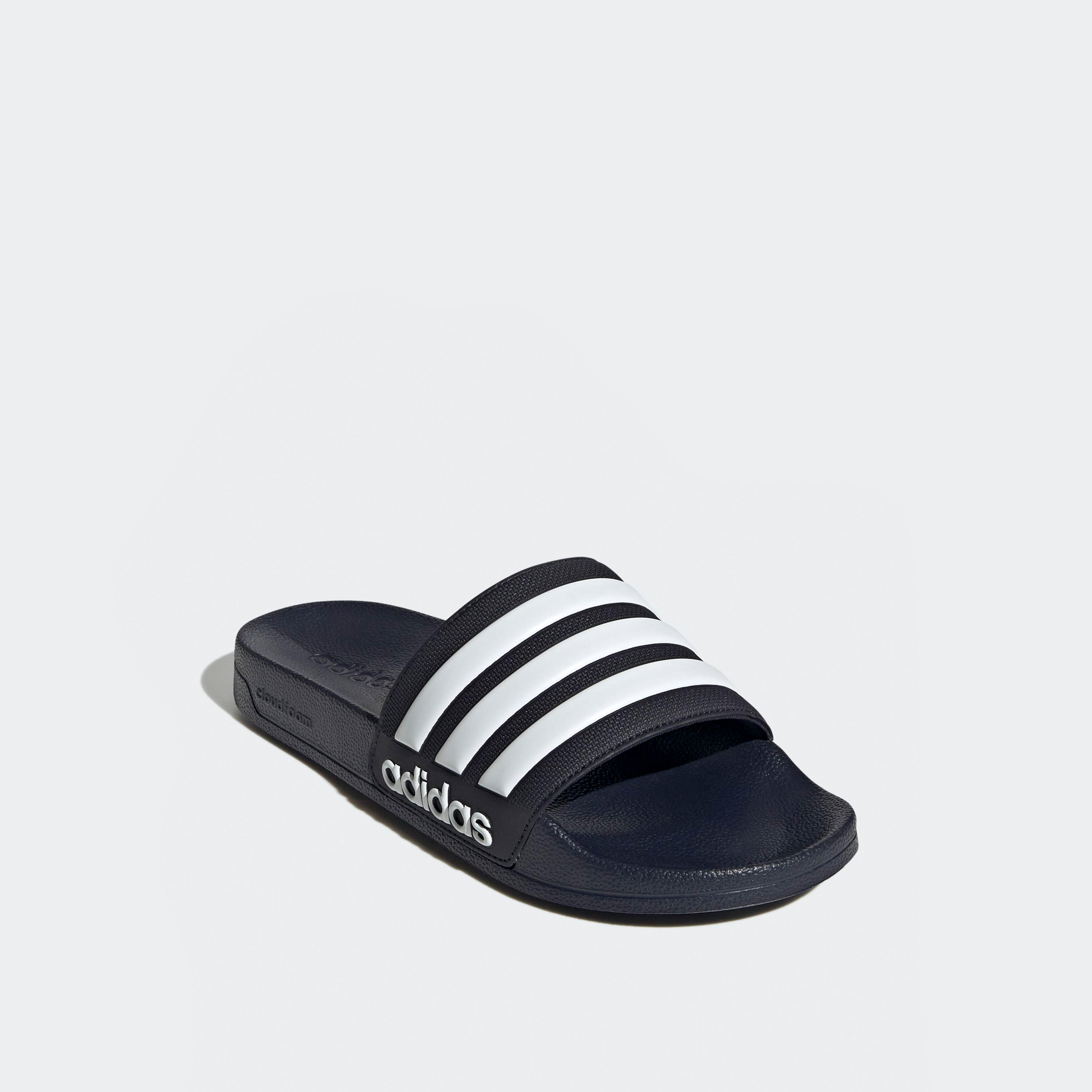 Adidas Men Adilette Shower Logo Embossed Slides-sports-men-shoes-image-1