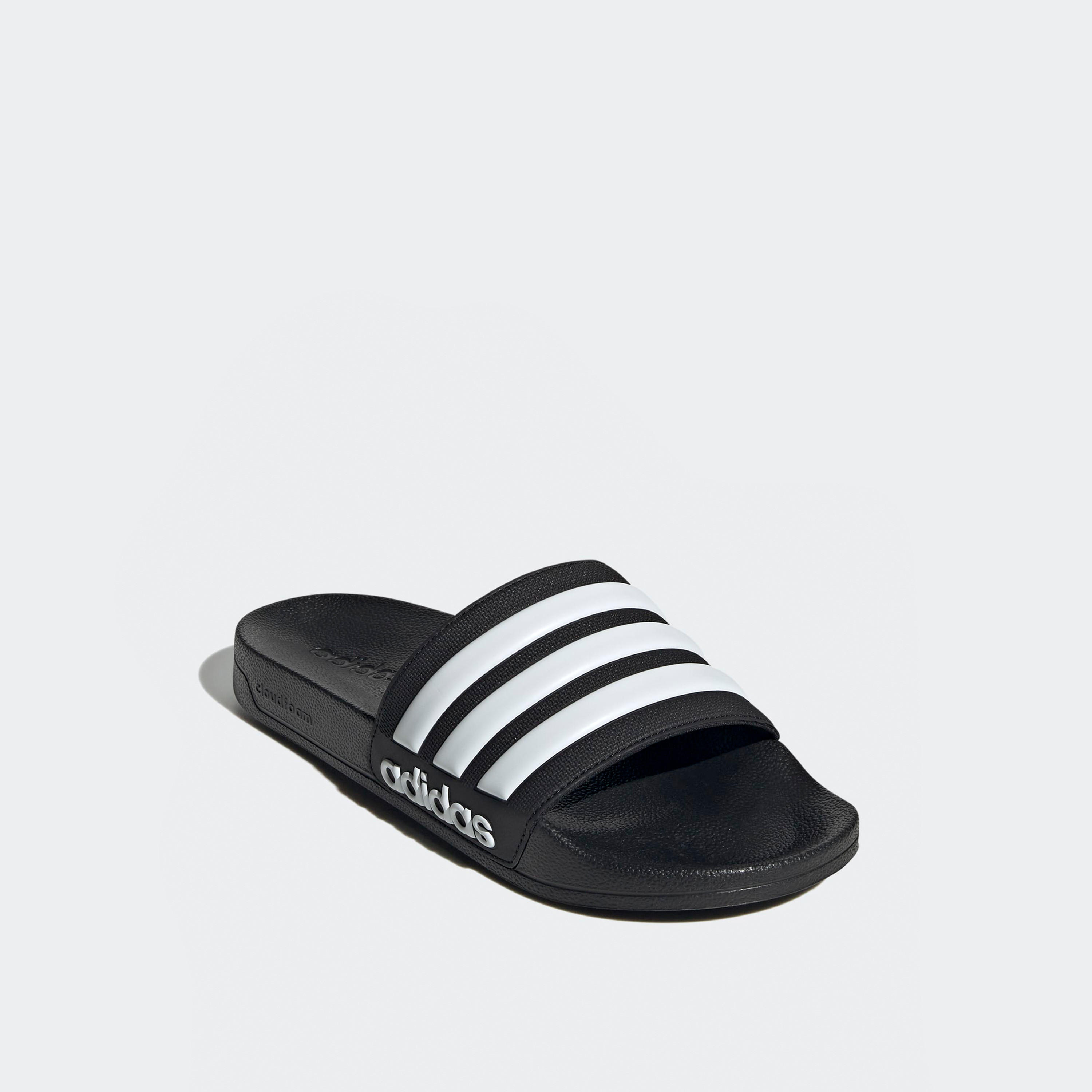 Adidas Men Adilette Shower Logo Embossed Slides-sports-men-shoes-image-1