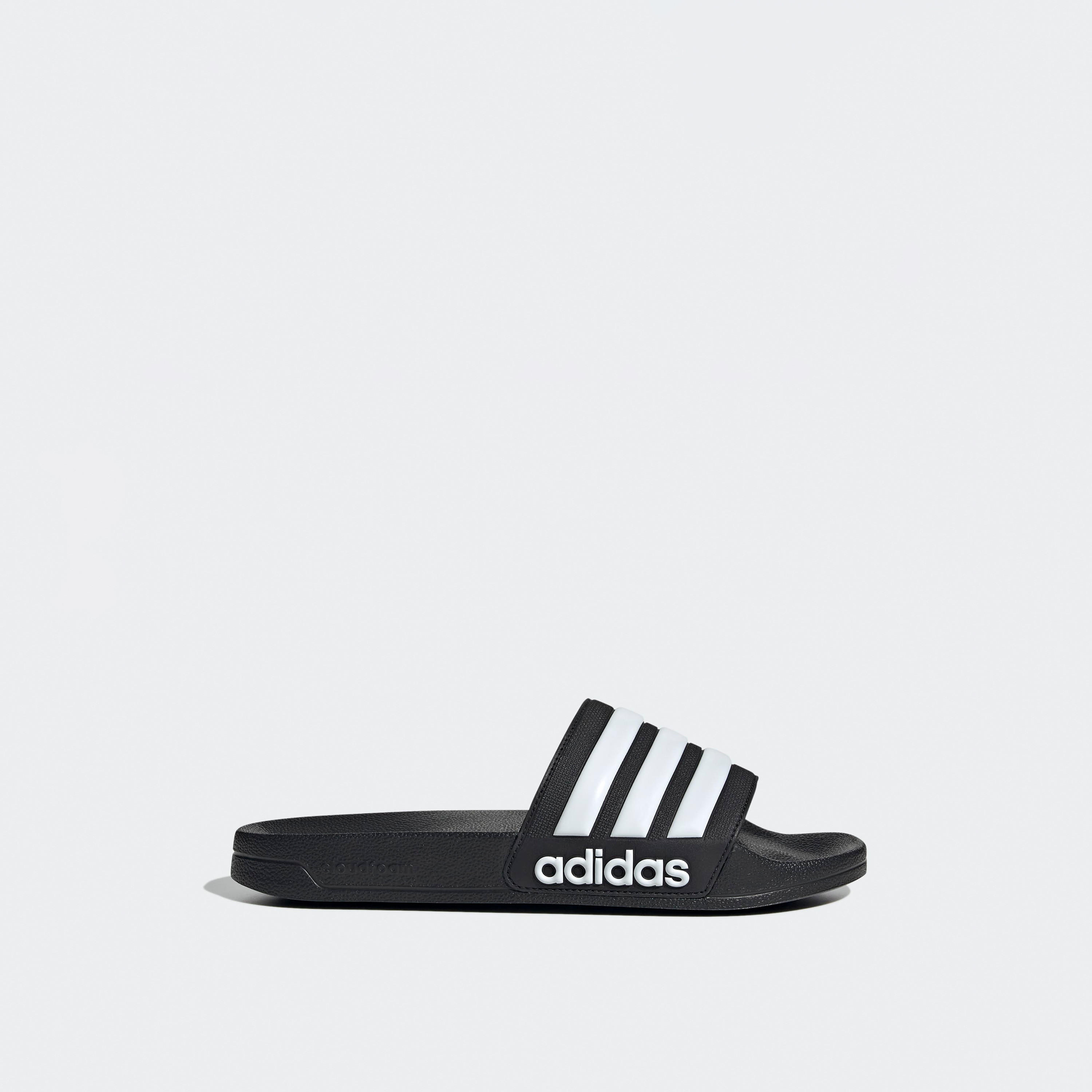 Adidas Men Adilette Shower Logo Embossed Slides-sports-men-shoes-image-2