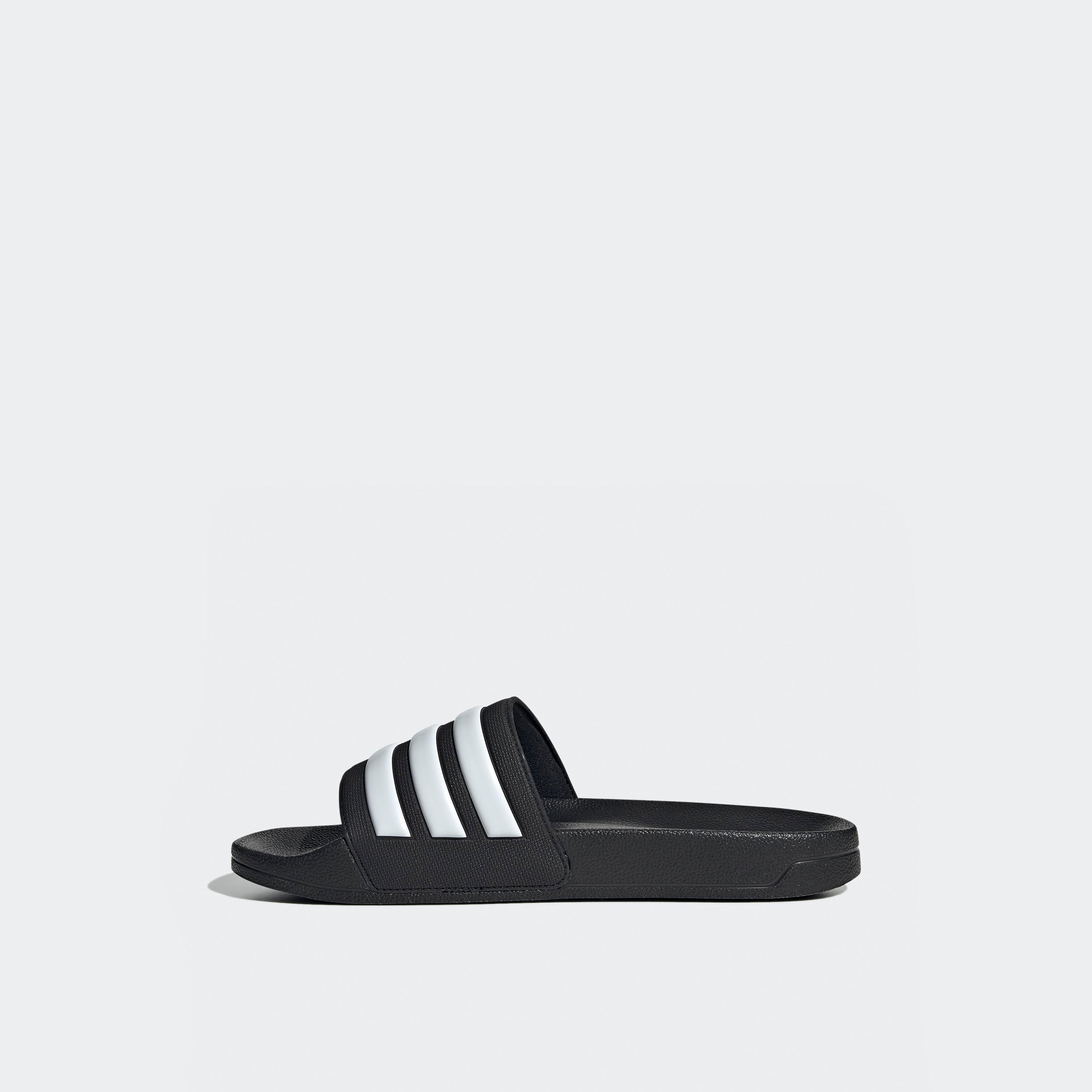Adidas Men Adilette Shower Logo Embossed Slides-sports-men-shoes-image-3